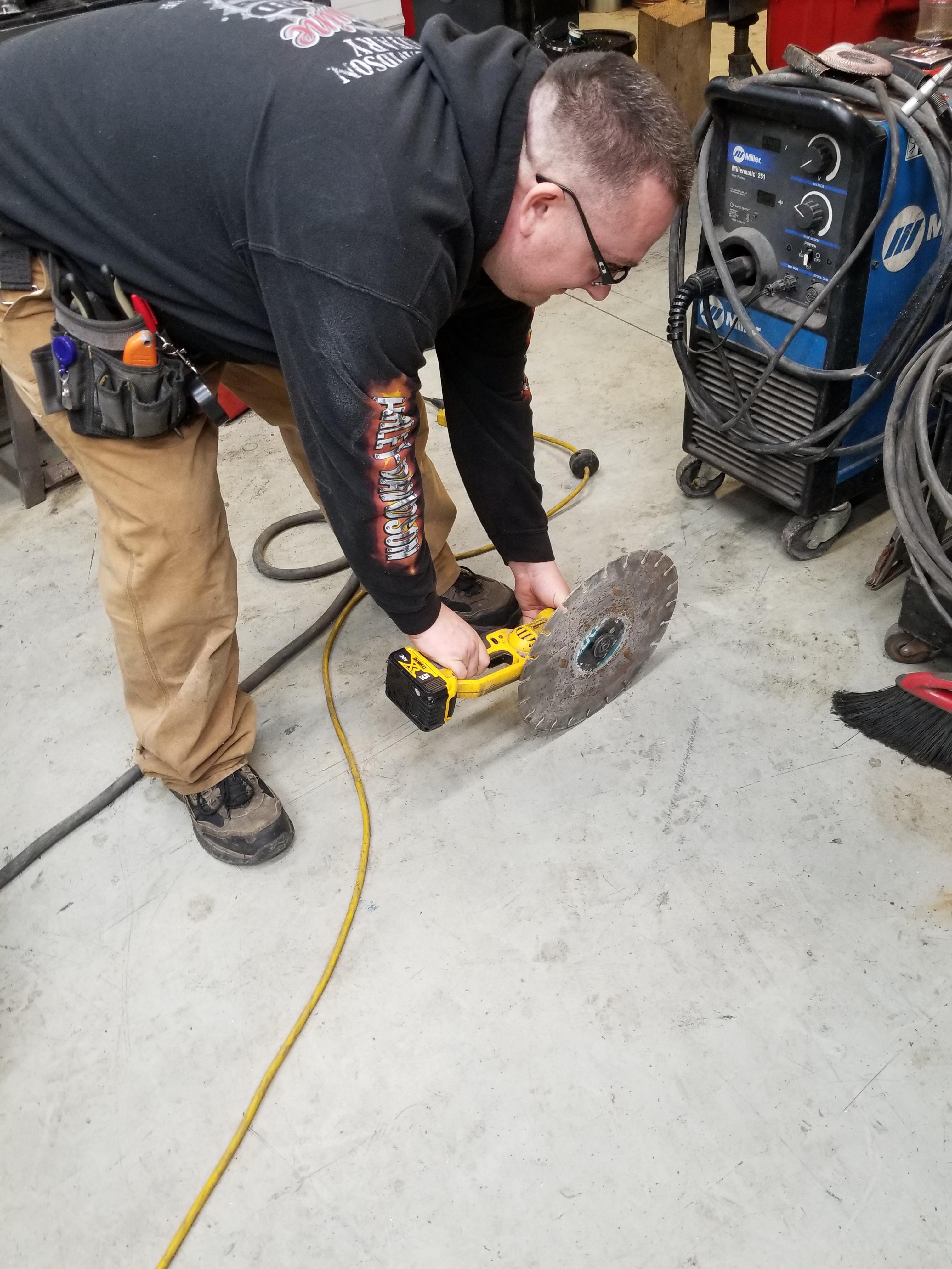 "This ain't even the angle grinders final form" r/OSHA