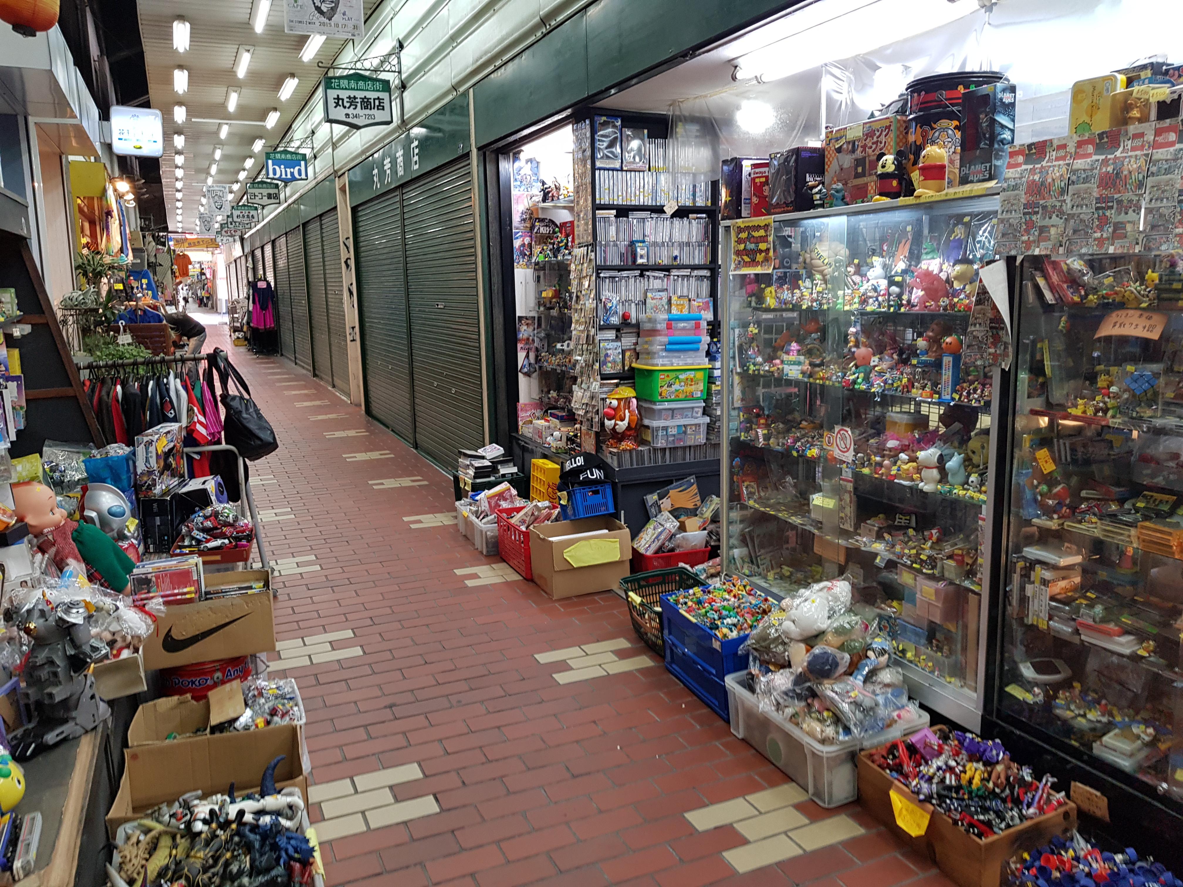 One of the many second hand toy collectors shops in Kobe, Japan. What