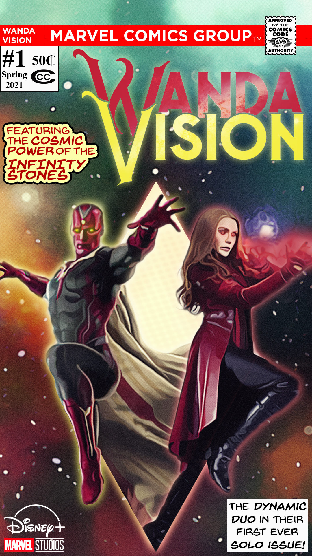 WandaVision Comic Book Fan Art marvelstudios