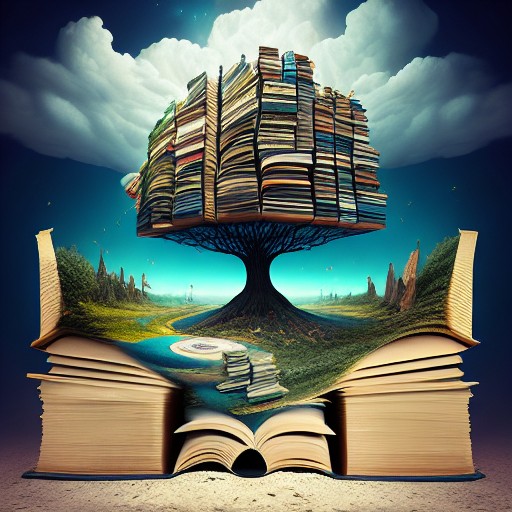 Book tree r/AIArtwork