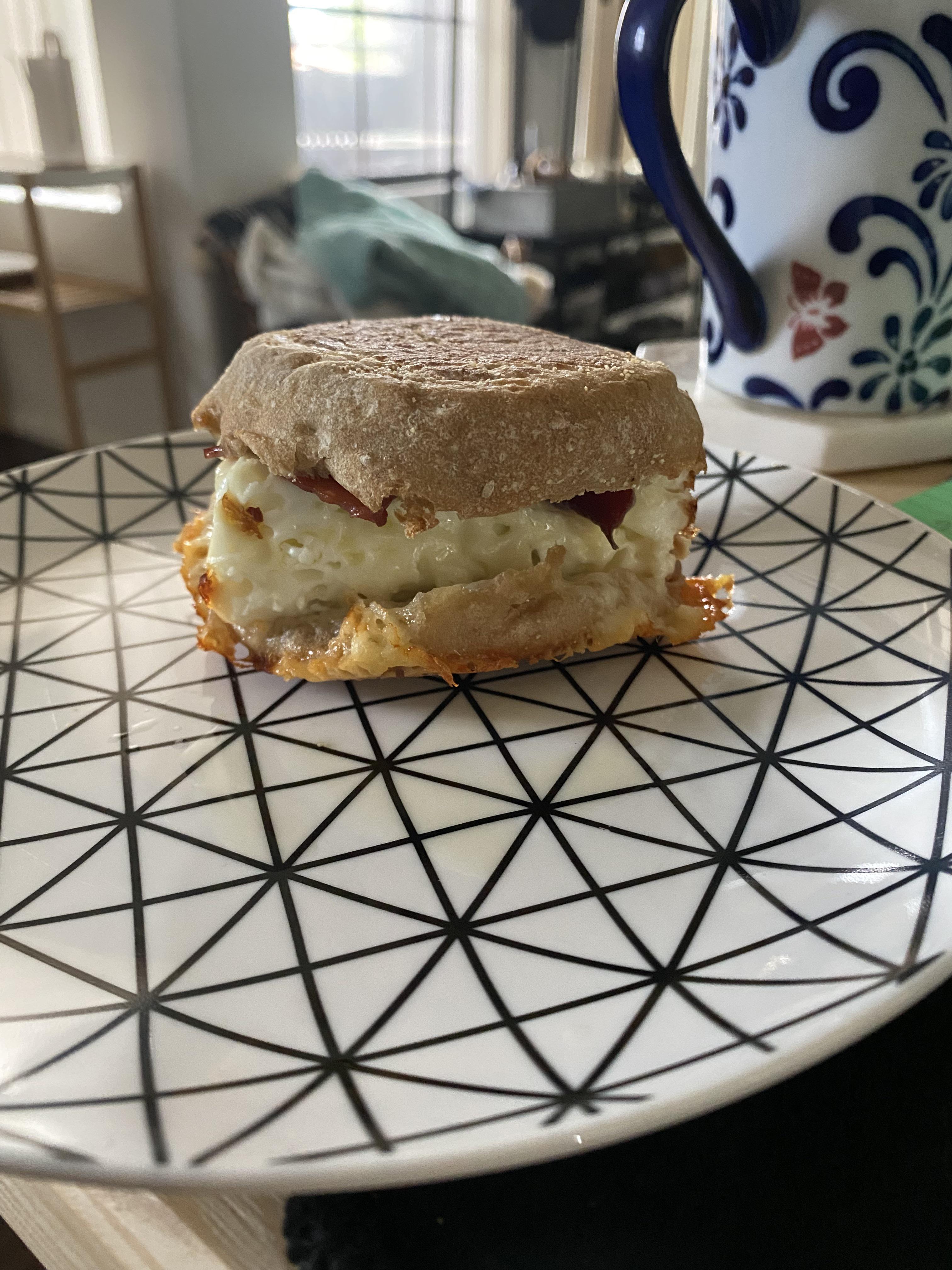 good morning! say hello to my copycat healthy Starbucks turkey bacon