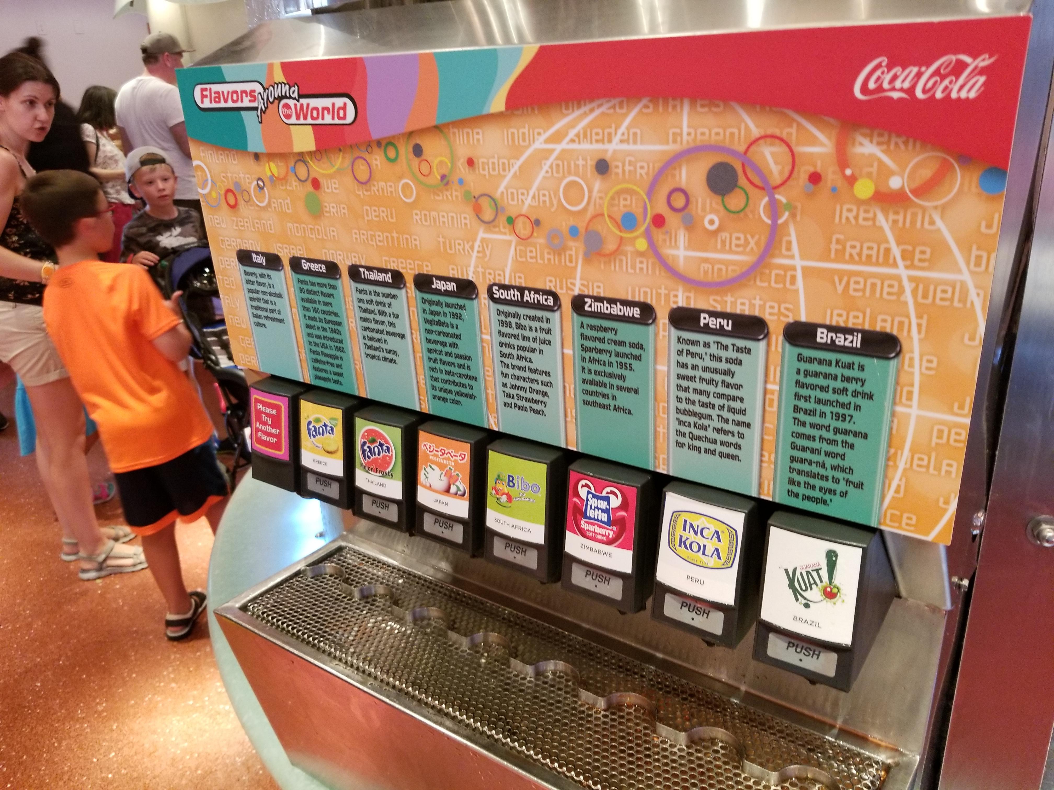 Club Cool Disneyworld sodas from different lands, no more Beverly r/Soda