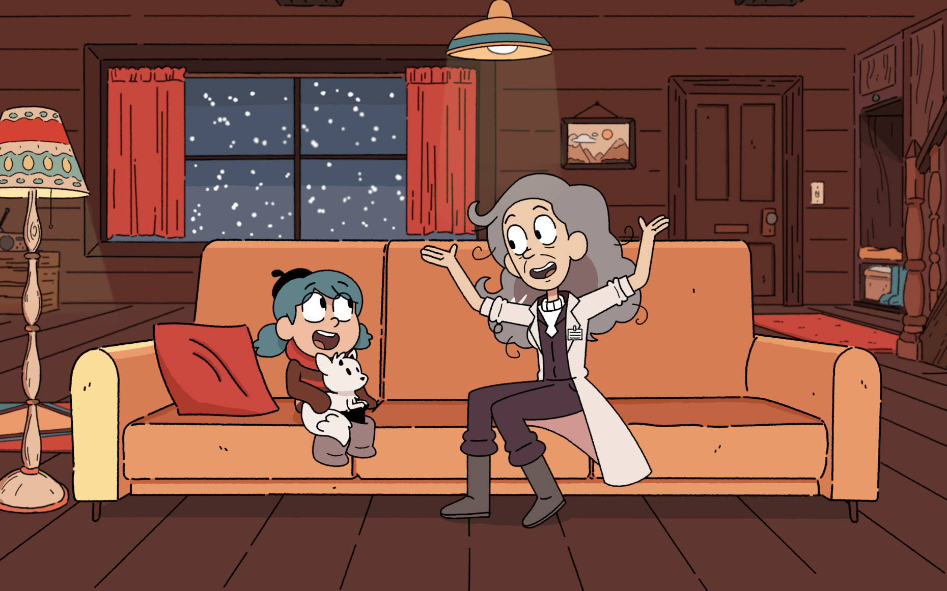 Victoria Meets Baby Hilda (art by Blagzdeath to go with my fic!) r