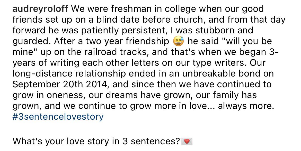 3 sentences?!? Holy mother of runon sentences. LittlePeopleBigWorld