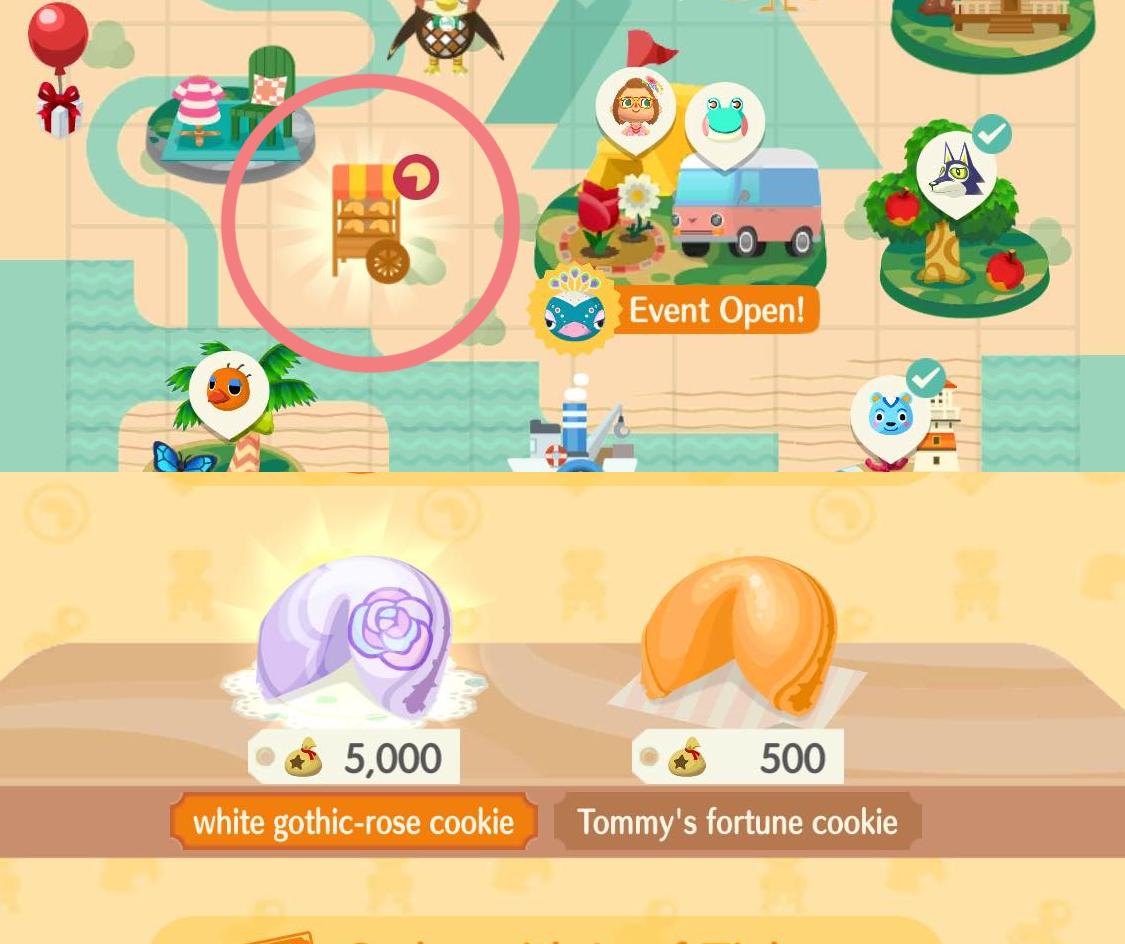 Cool New Feature If you check the map and the Fortune Cookie Cart is