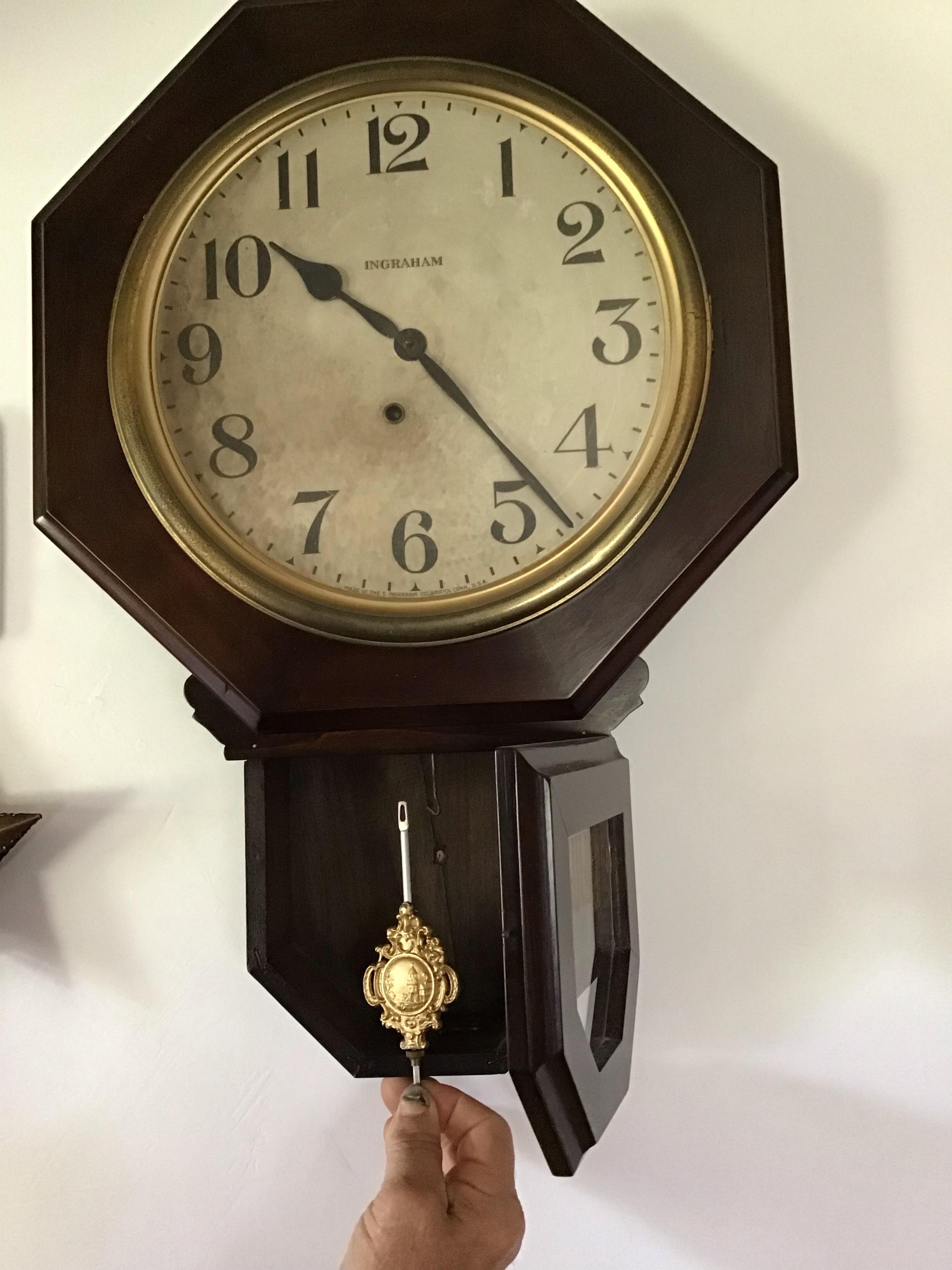 How do I hook this pendulum up?It is too long clocks