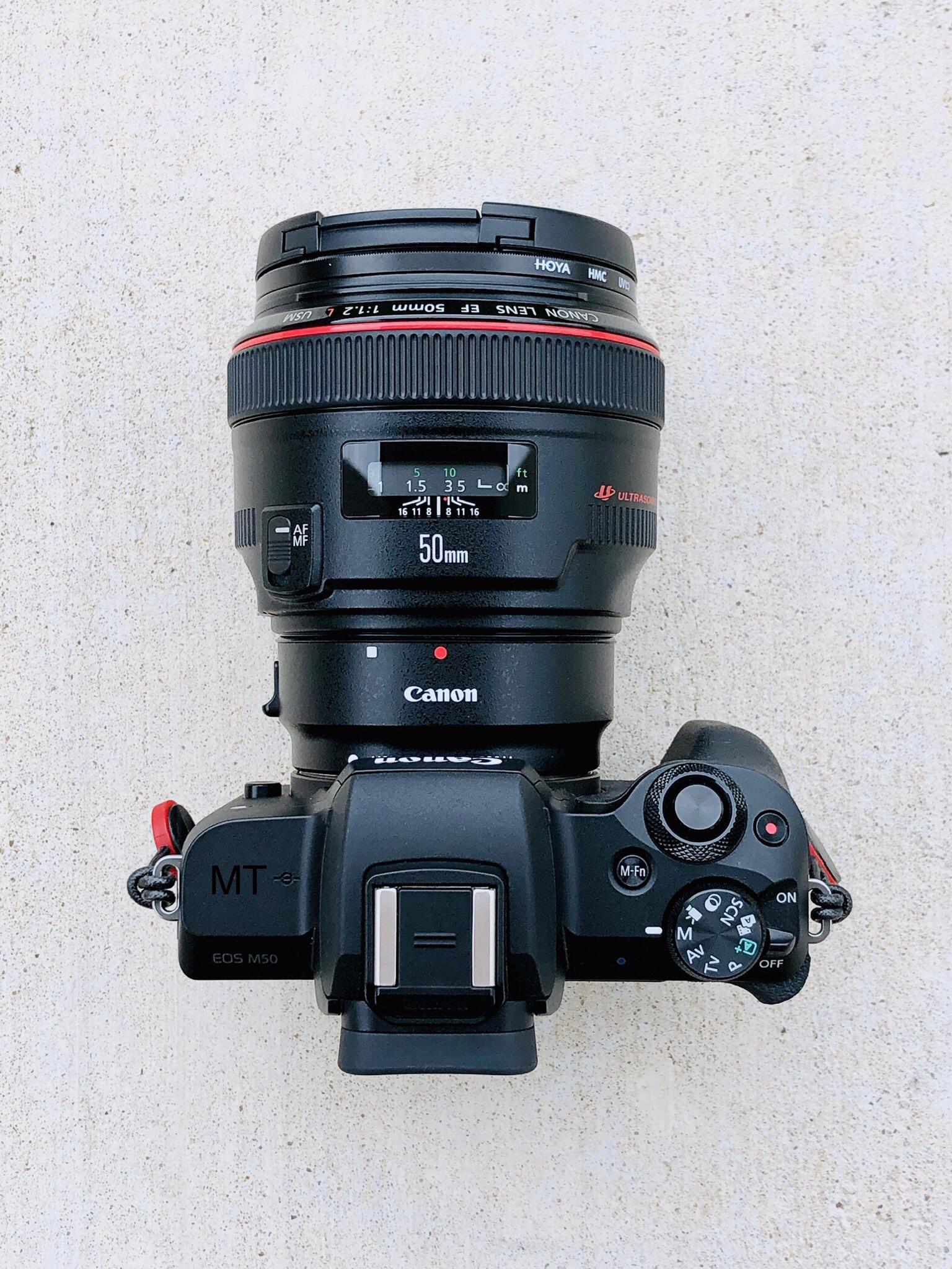 My Canon EOS M50 + EF 50mm f/1.2L r/canon