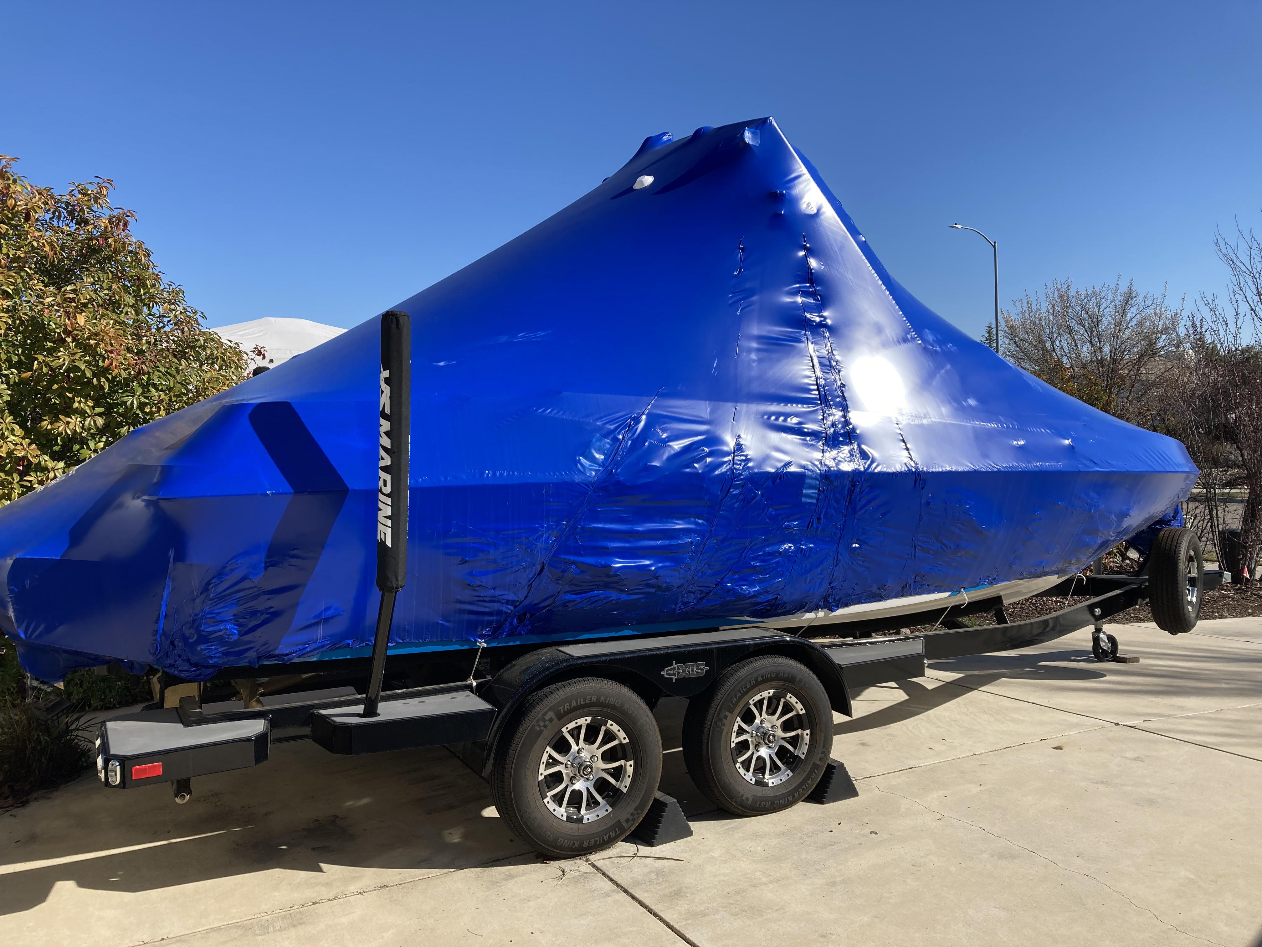 What? Are they now wrapping boats in PLASTIC? r/recycling