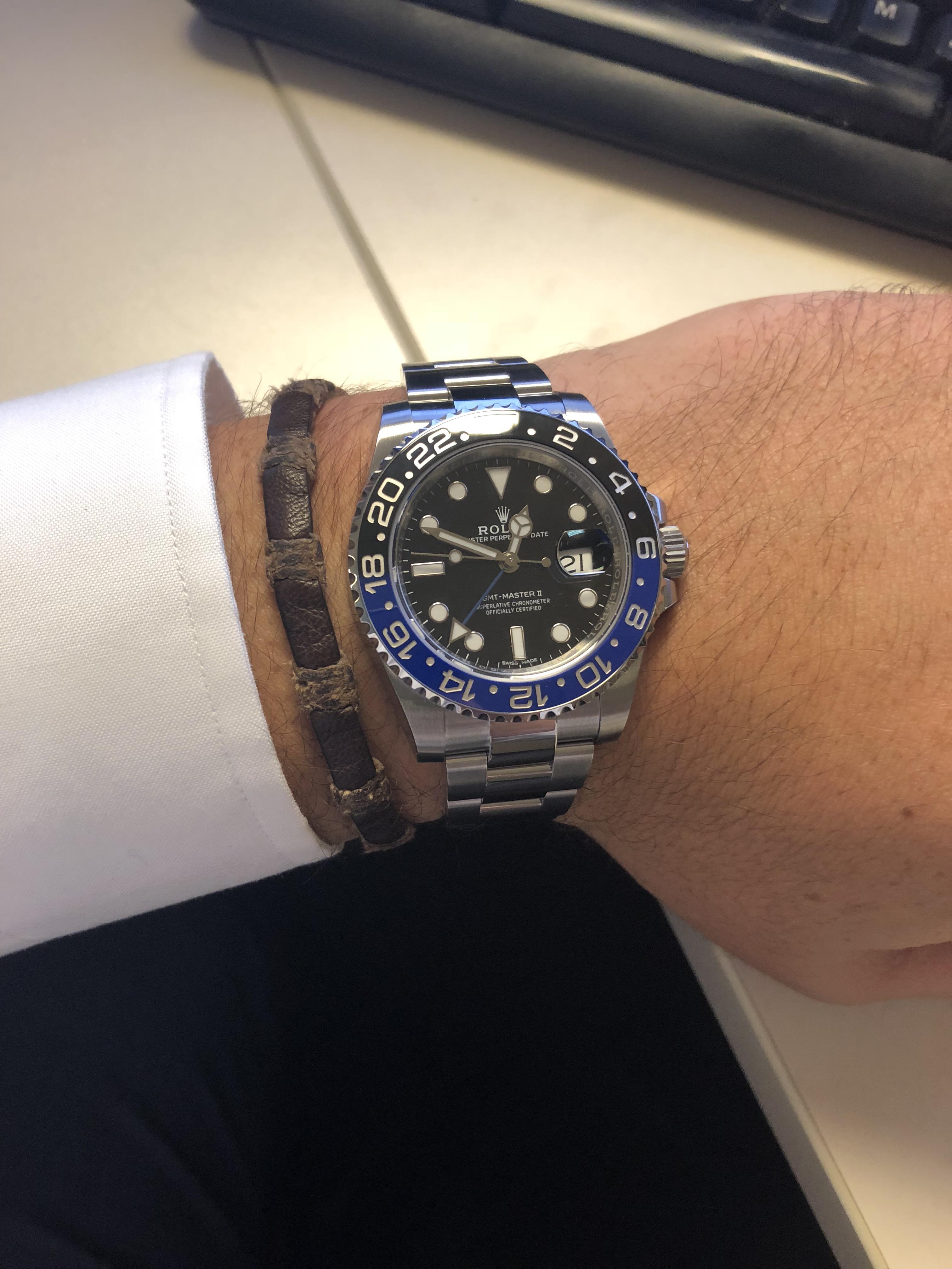 After nearly a year of waiting I finally got my Rolex GMT Master II