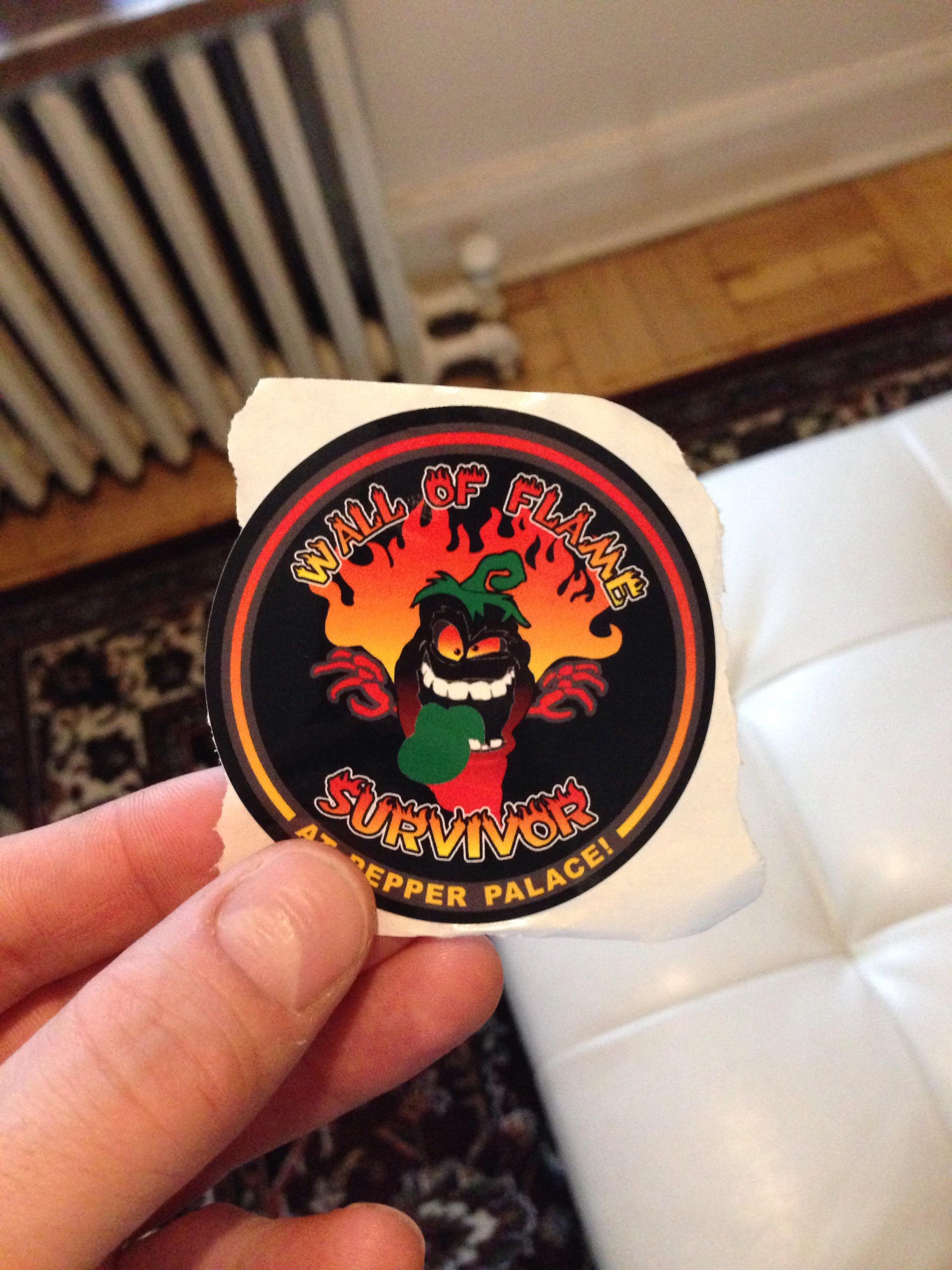 Tried the Flashbang hot sauce (capsicum) at Pepper Palace on Niagara on