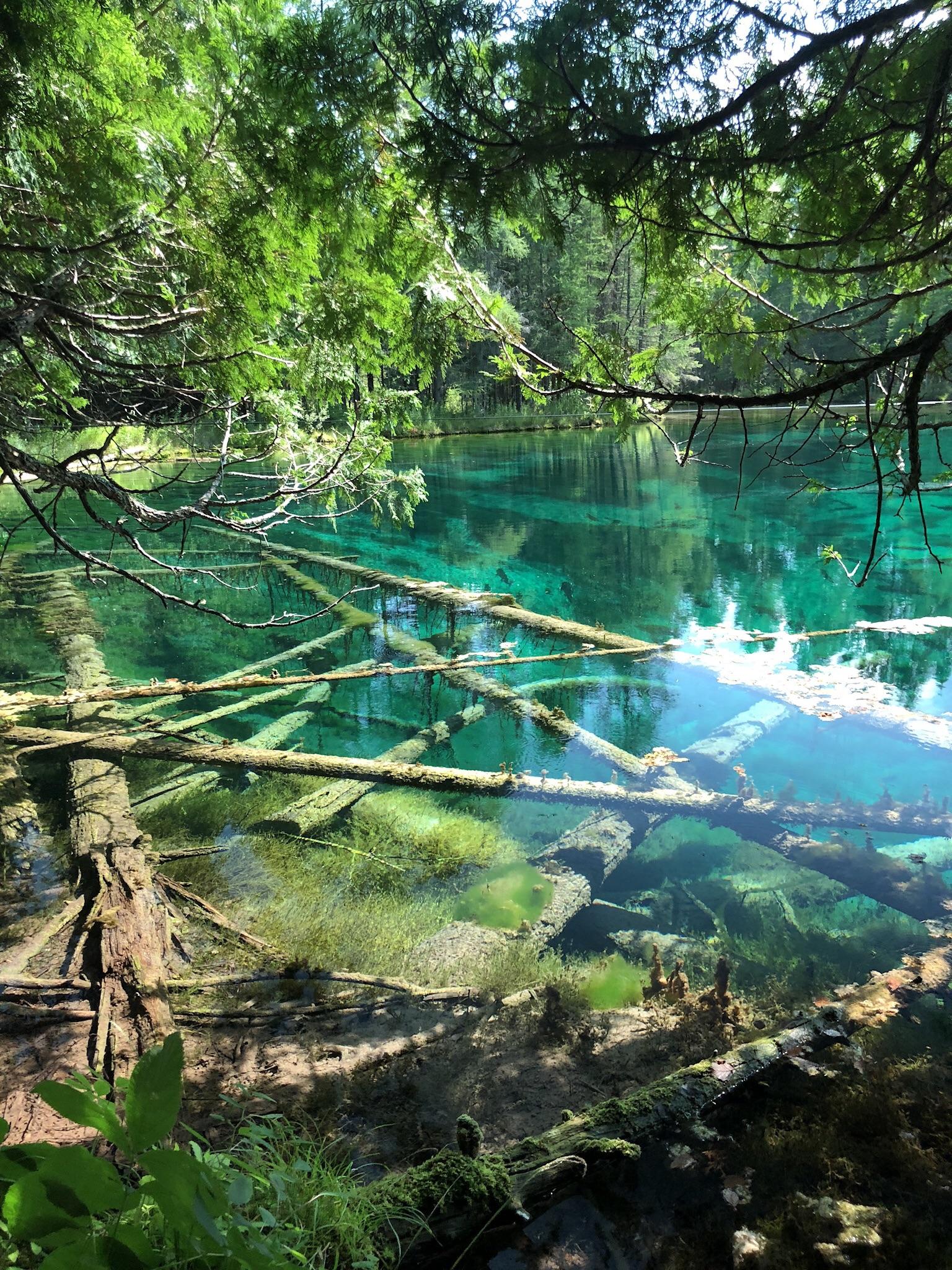 🔥 Another view of the clear water at Kitchipikipi in Michigan’s upper