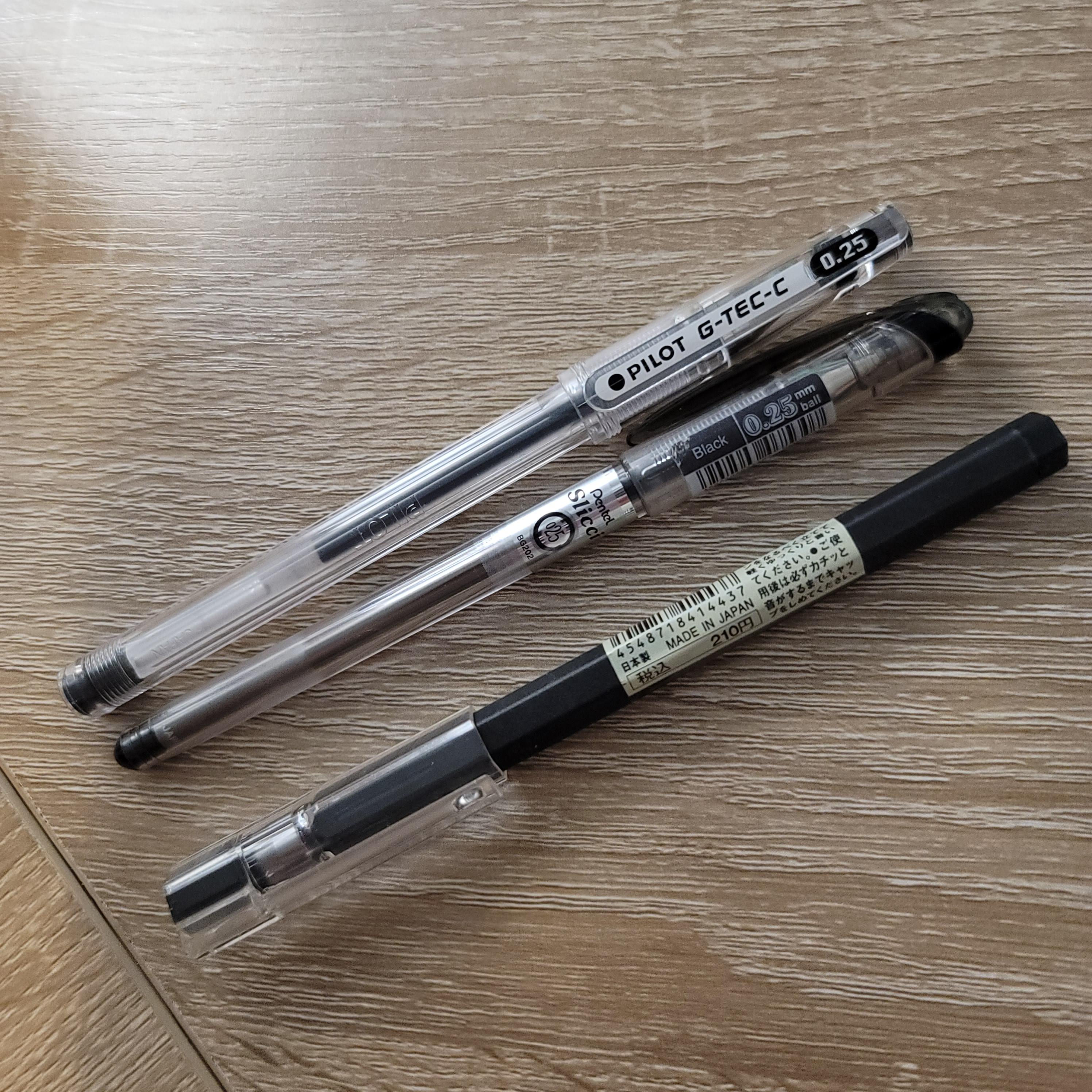 If you like really fine point gel pens, I highly these! r