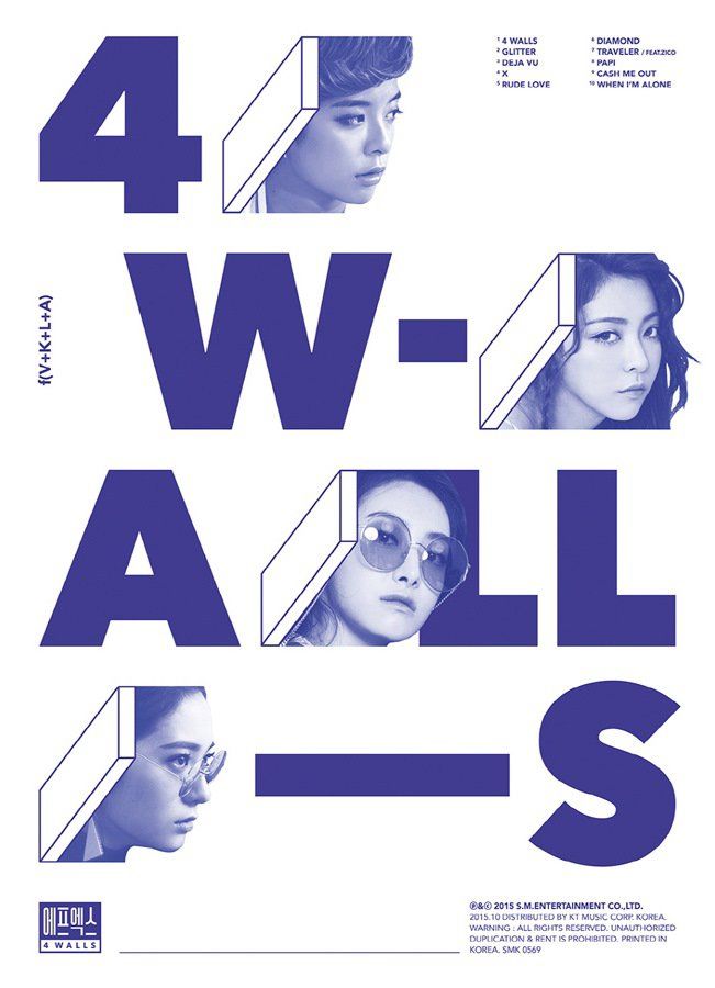 f(x) '4 Walls' The 4th Album (2015) r/smtown