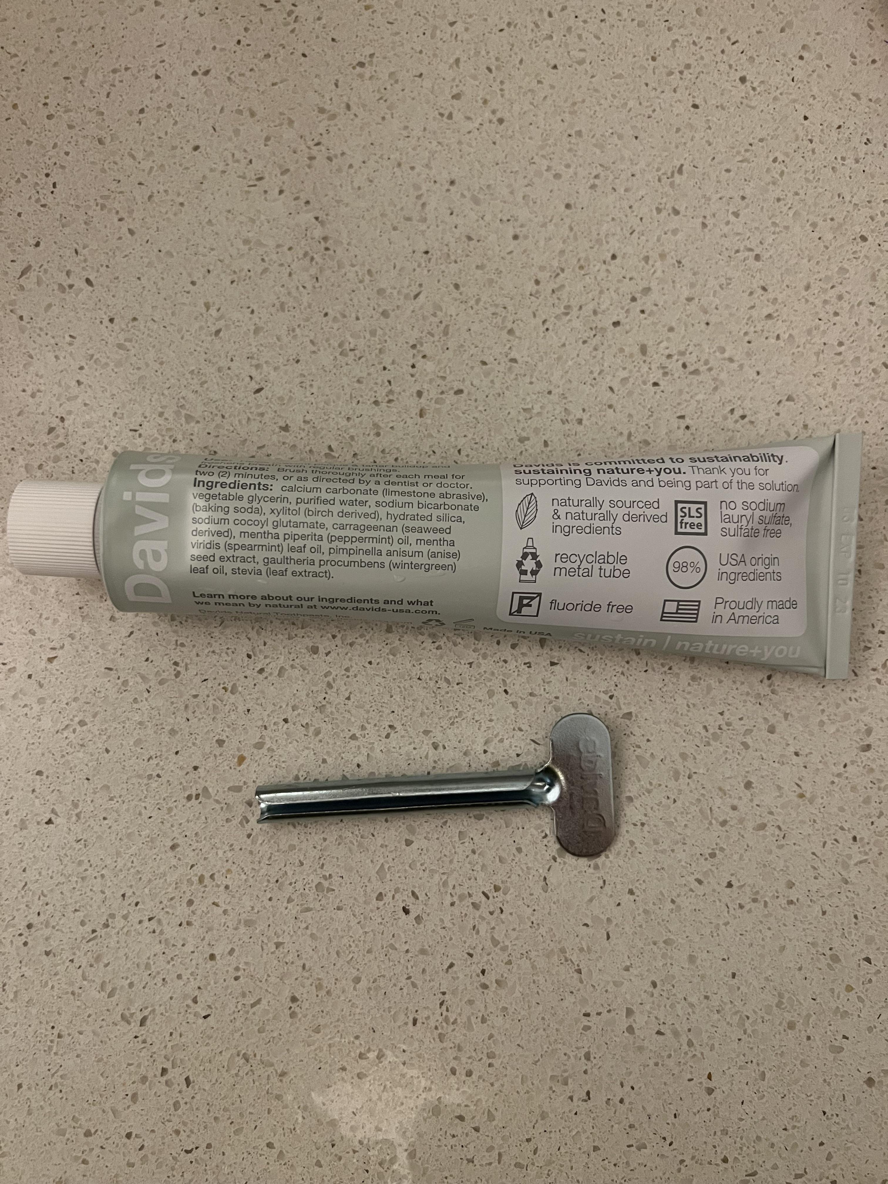 My toothpaste came with a tube key mildlyinteresting