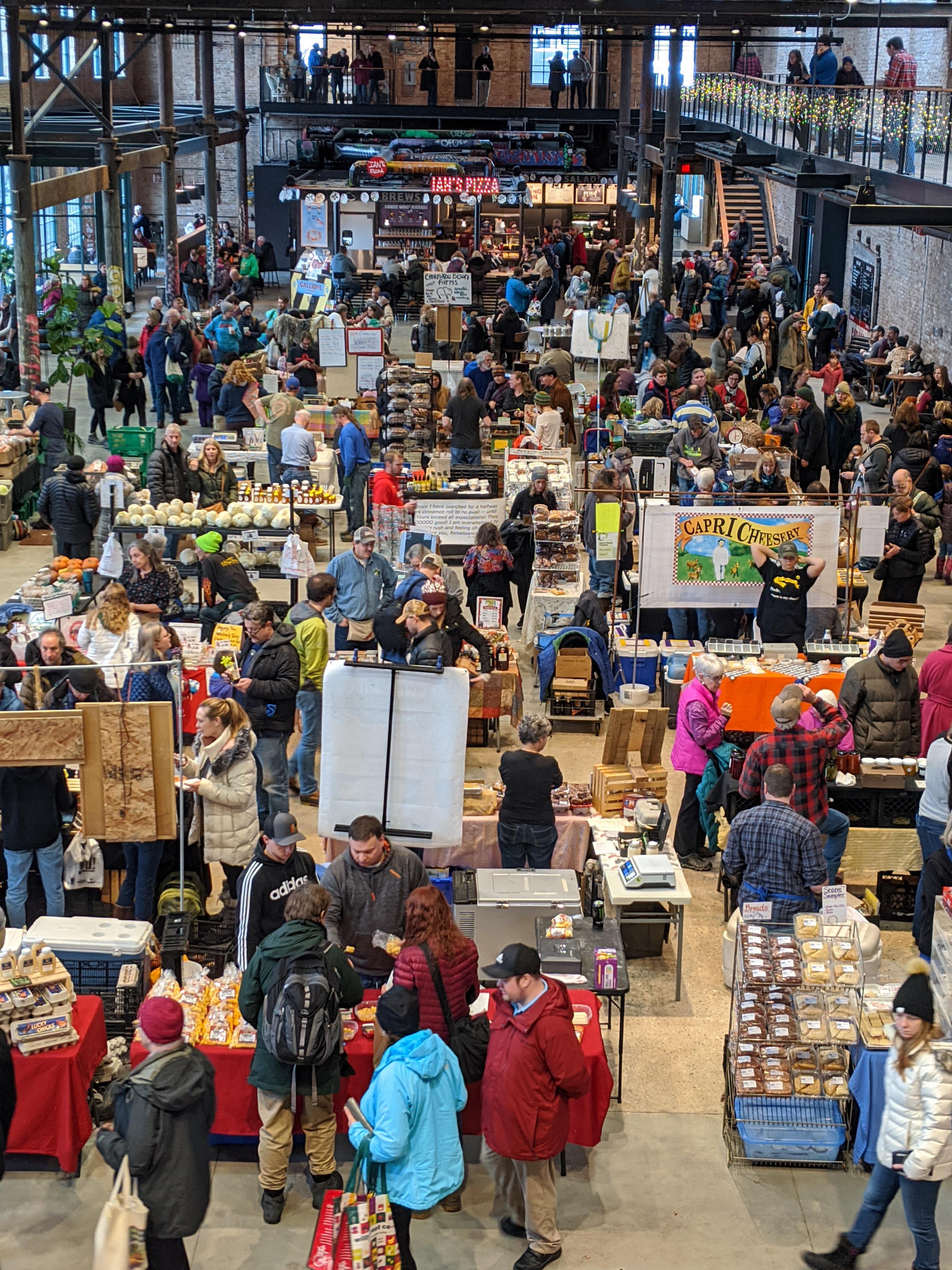 Indoor farmers market this past weekend. r/madisonwi