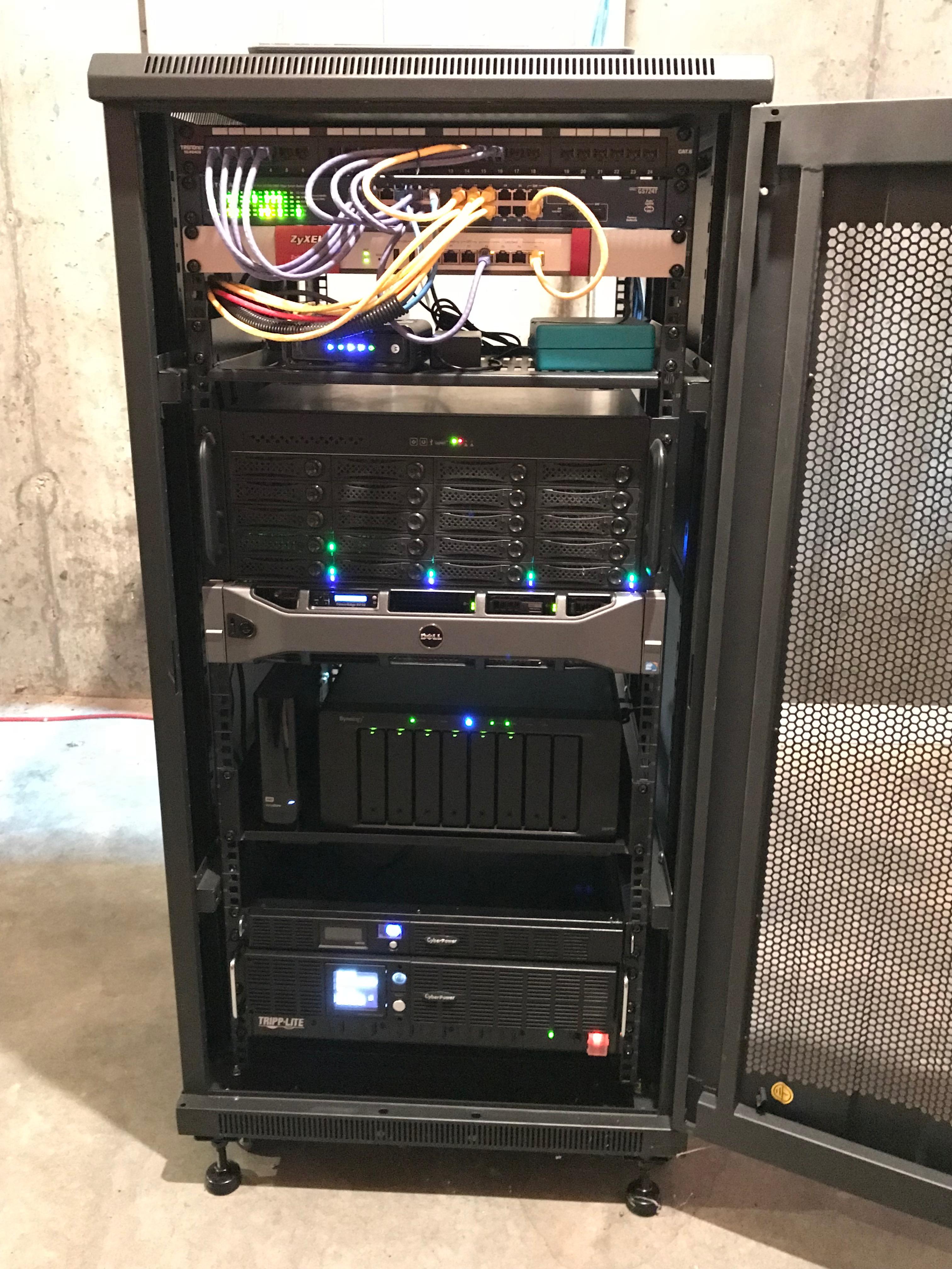 Half rack is almost full… r/homelab
