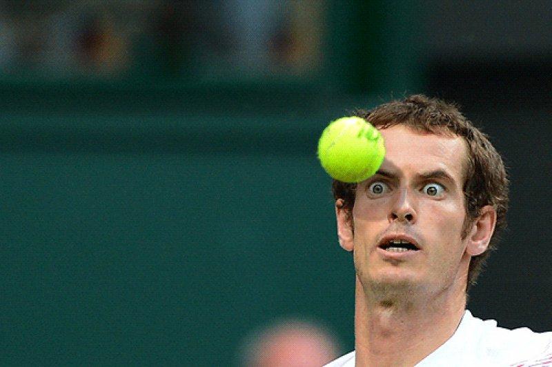 PsBattle Ball about to hit Andy Murray's face