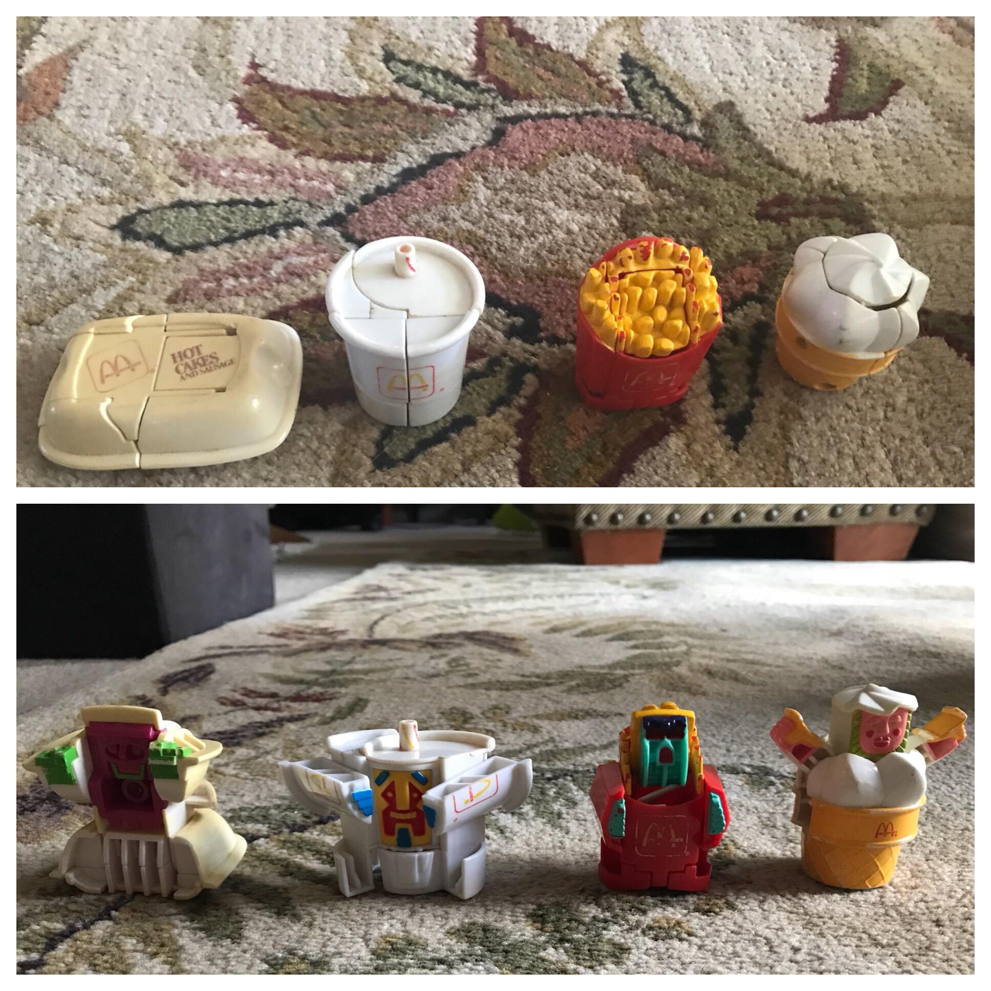 Mom found my old McDonald’s toys that turned into robots. r/nostalgia