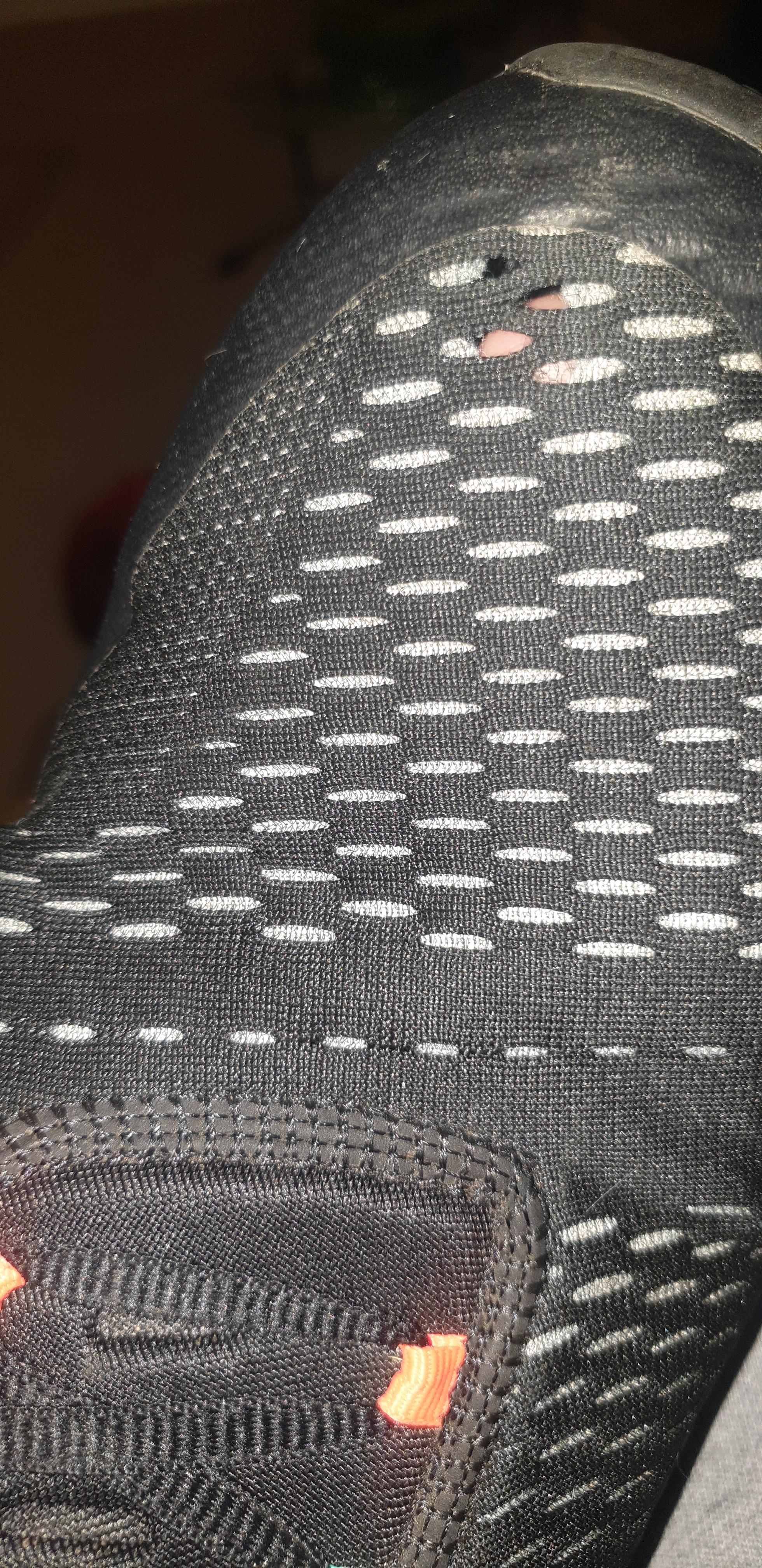 My first pair of 'sneakers' have developed a hole in the mesh, any advice for patching it up