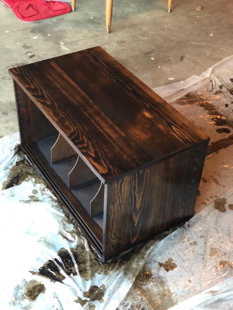Help! I stained the pine with Varathane's "Dark Walnut" oil based stain