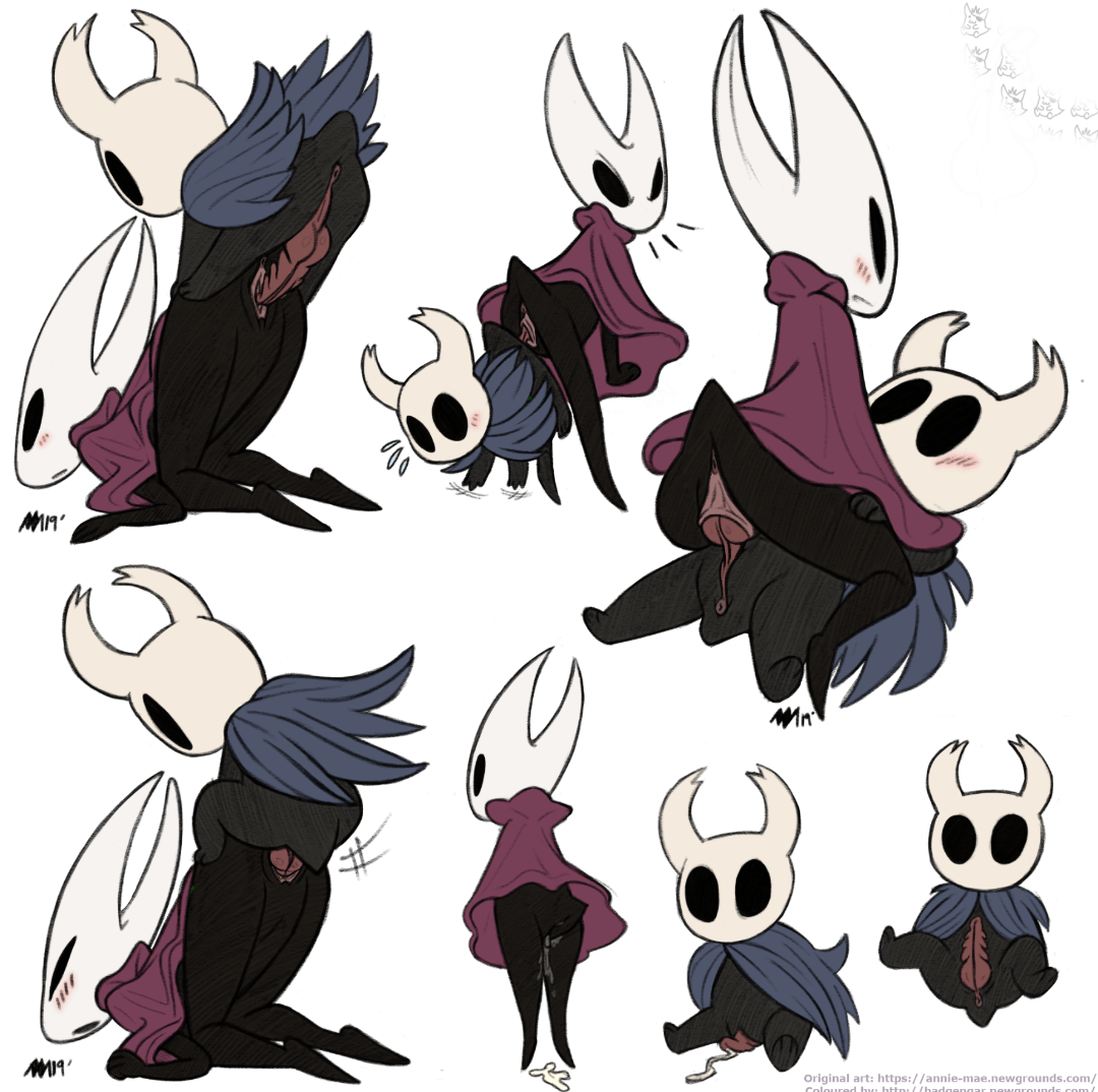 and the knight in many positions Hollow_Knight_R34