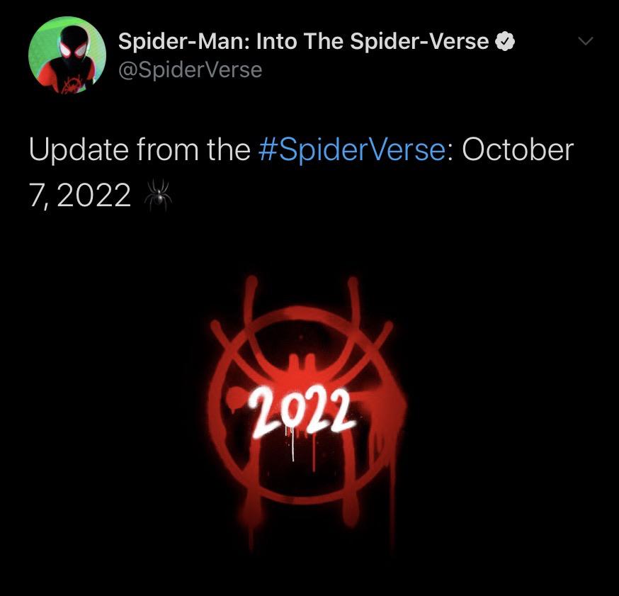 ‘SpiderMan into the spiderverse 2’ has been delayed and will now