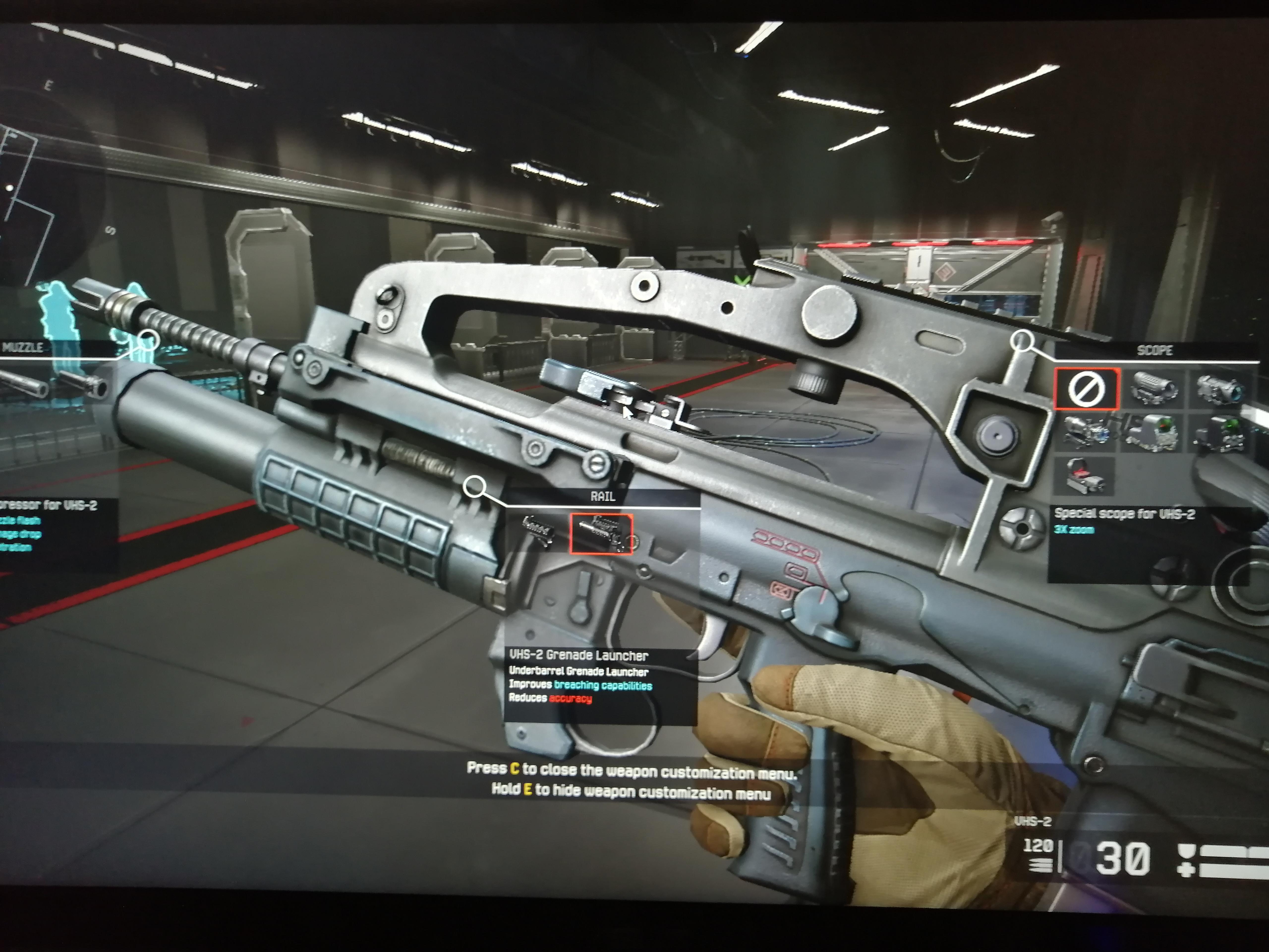 What button is for the grenade launcher on PC? r/warface