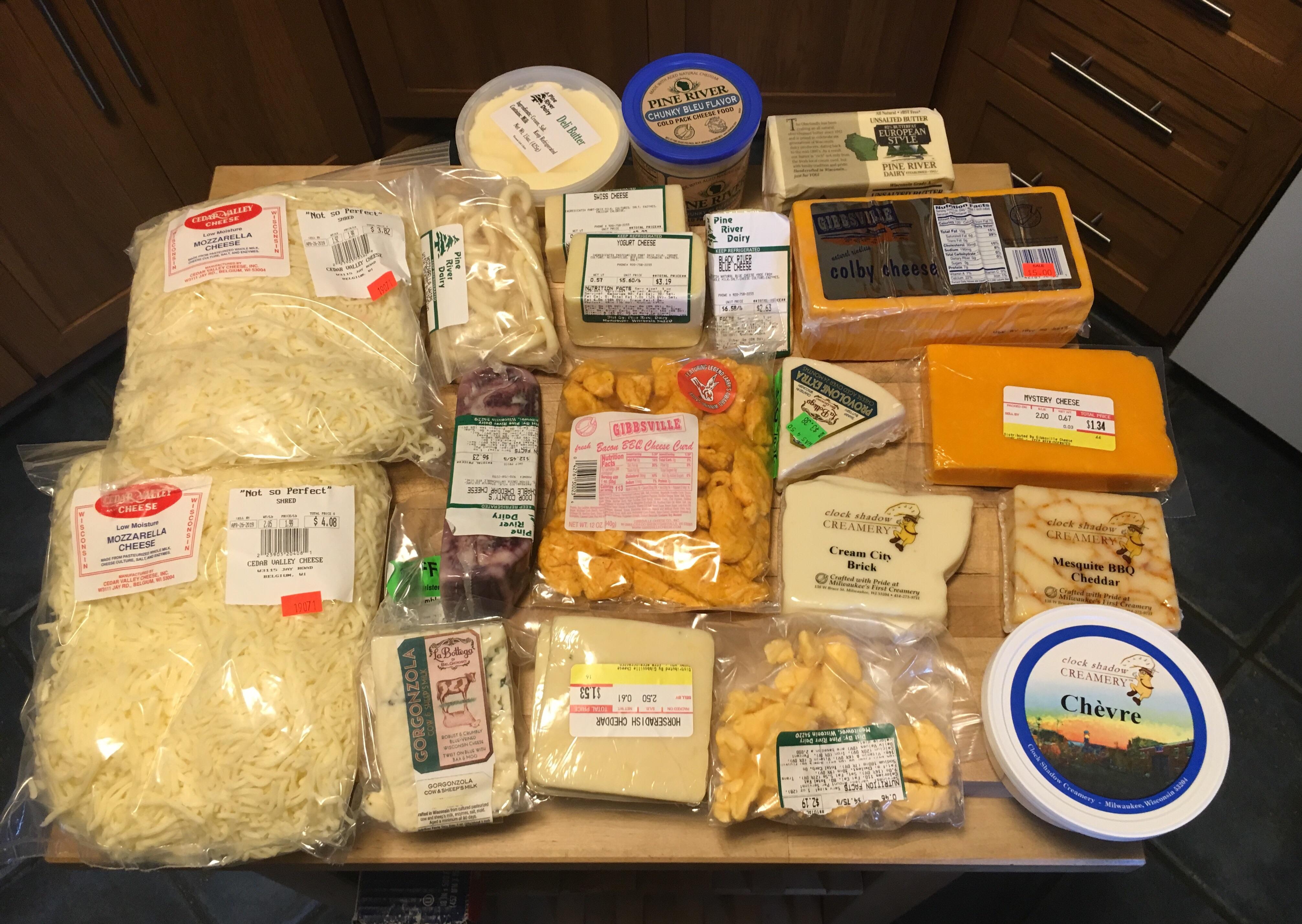 Visited 4 different cheese makers today in south eastern to a little