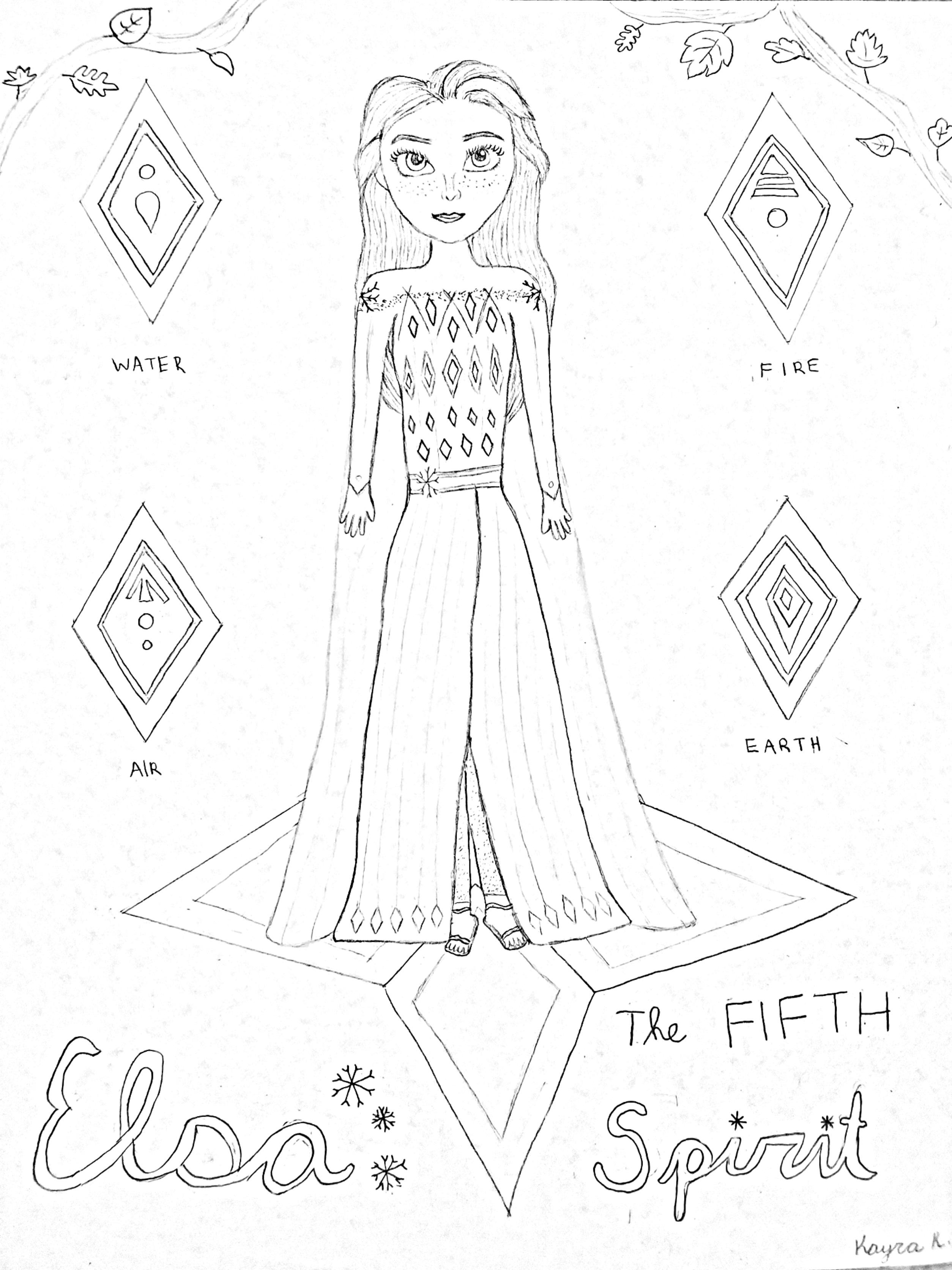 My first frozen drawing r/Frozen