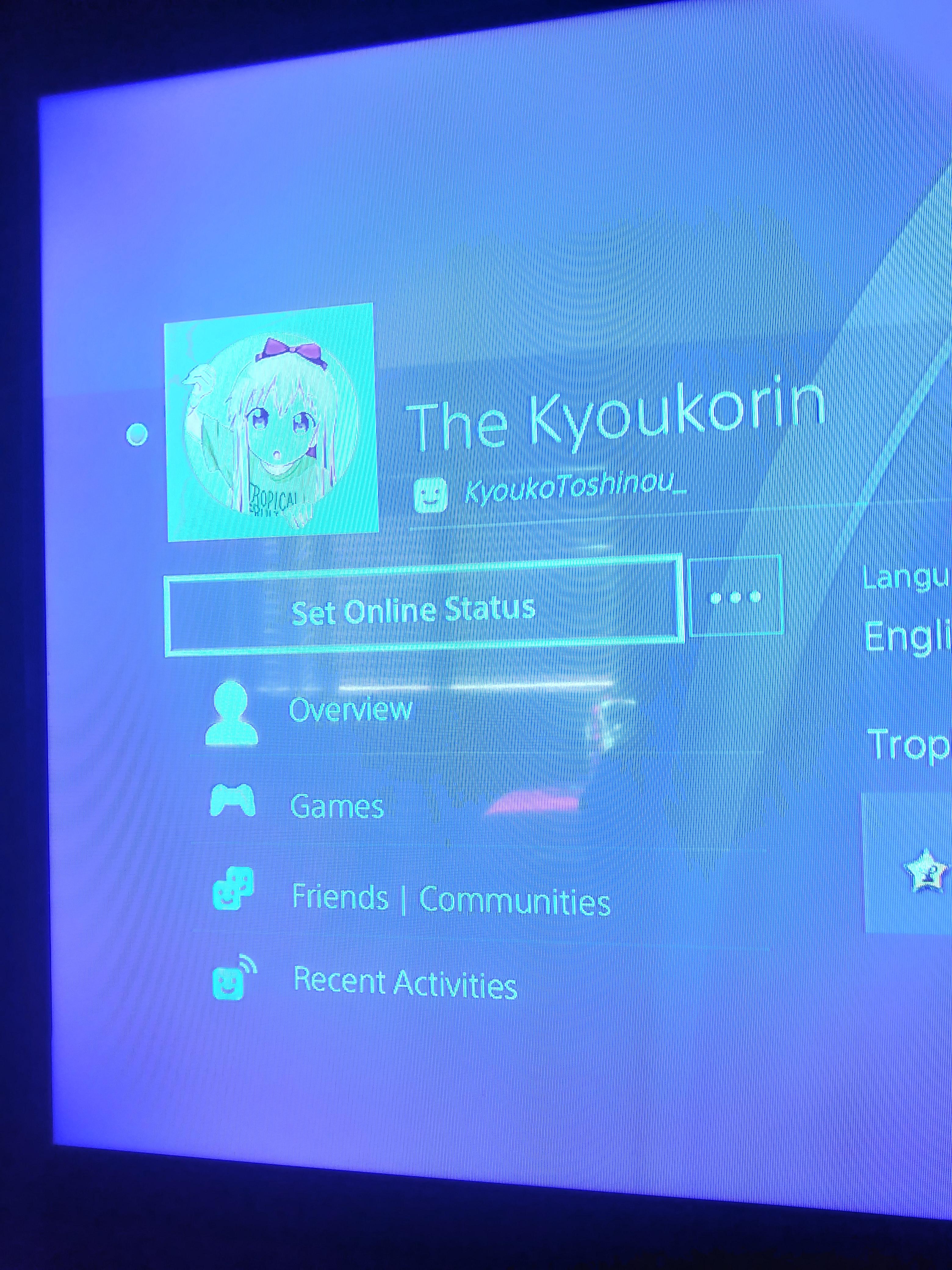 My psn account ;) yuruyuri