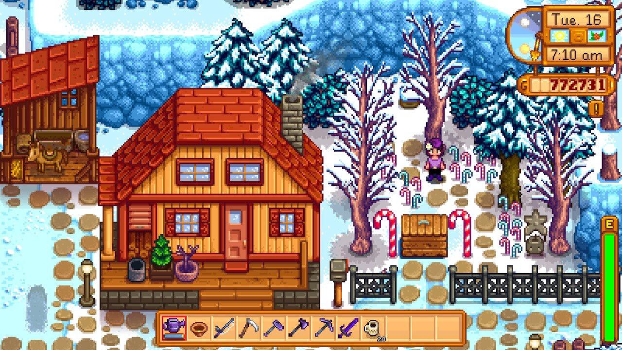 New Nook For Christmas 2023 My Christmas garden nook. StardewValley