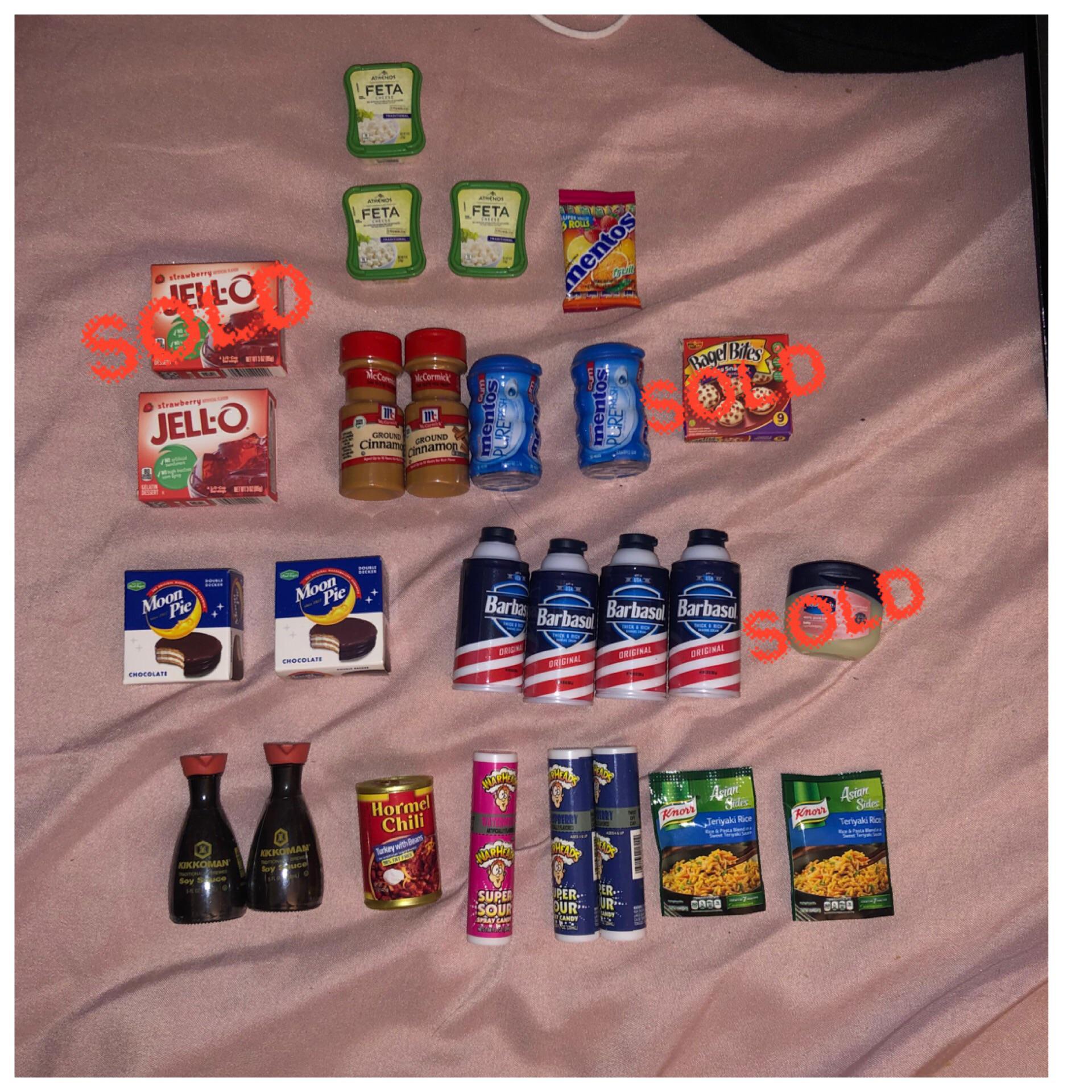 Updated photo of mini brands I have to trade! They’re going fast so DM