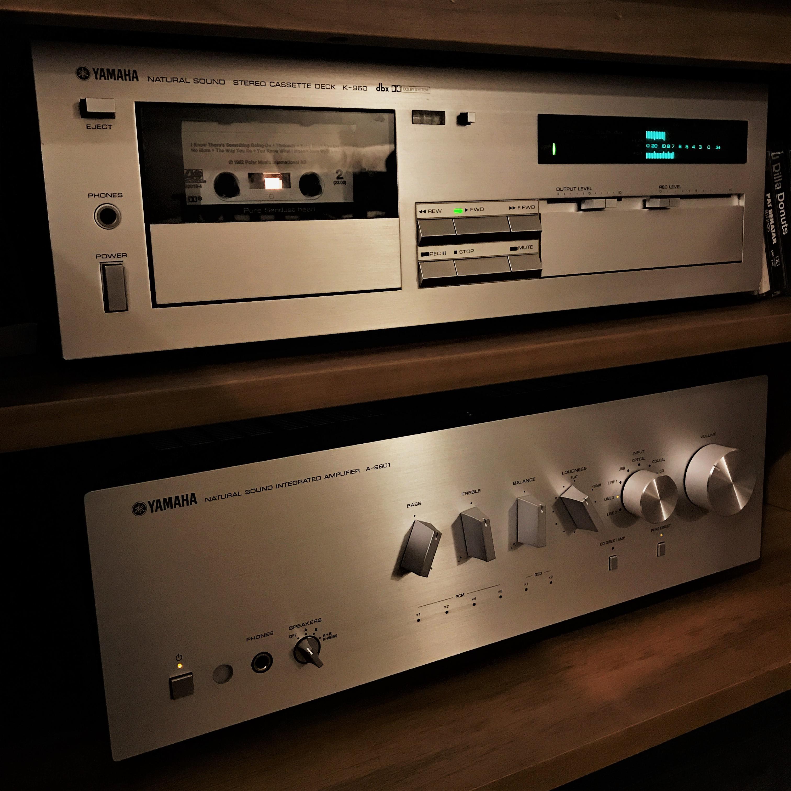 1982 Yamaha K960 + 2019 Yamaha AS801. Vintage meets Modern. r