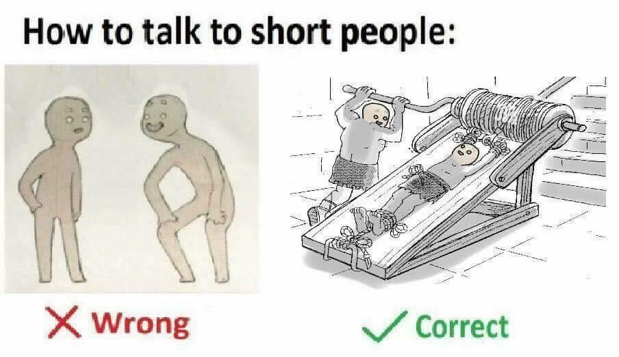 "How to Talk to Short People" memes are on the rise again! Buy now