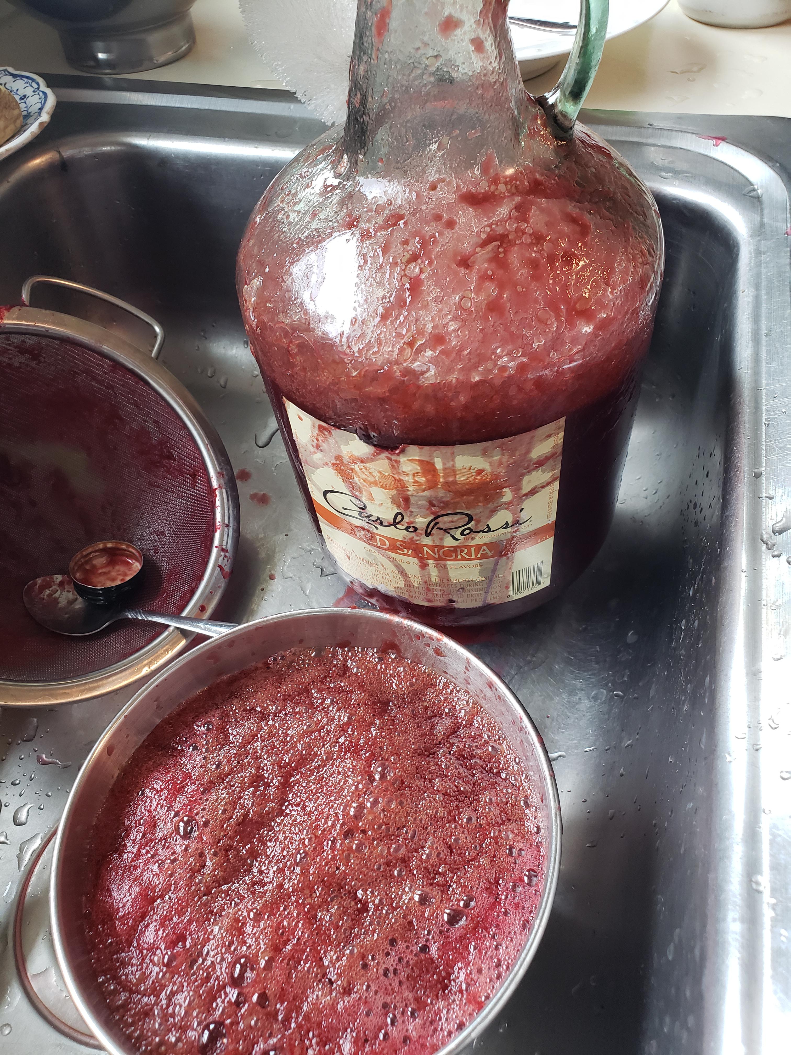 Bottle bomb close call... Filled up a gallon of prickly pear juice in a