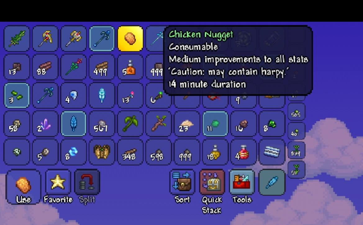 All mighty chicken nugget r/Terraria