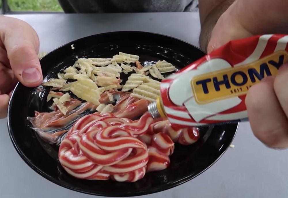 Ketchup Mayo hybrid in a tube for your viewing pleasure and condiments