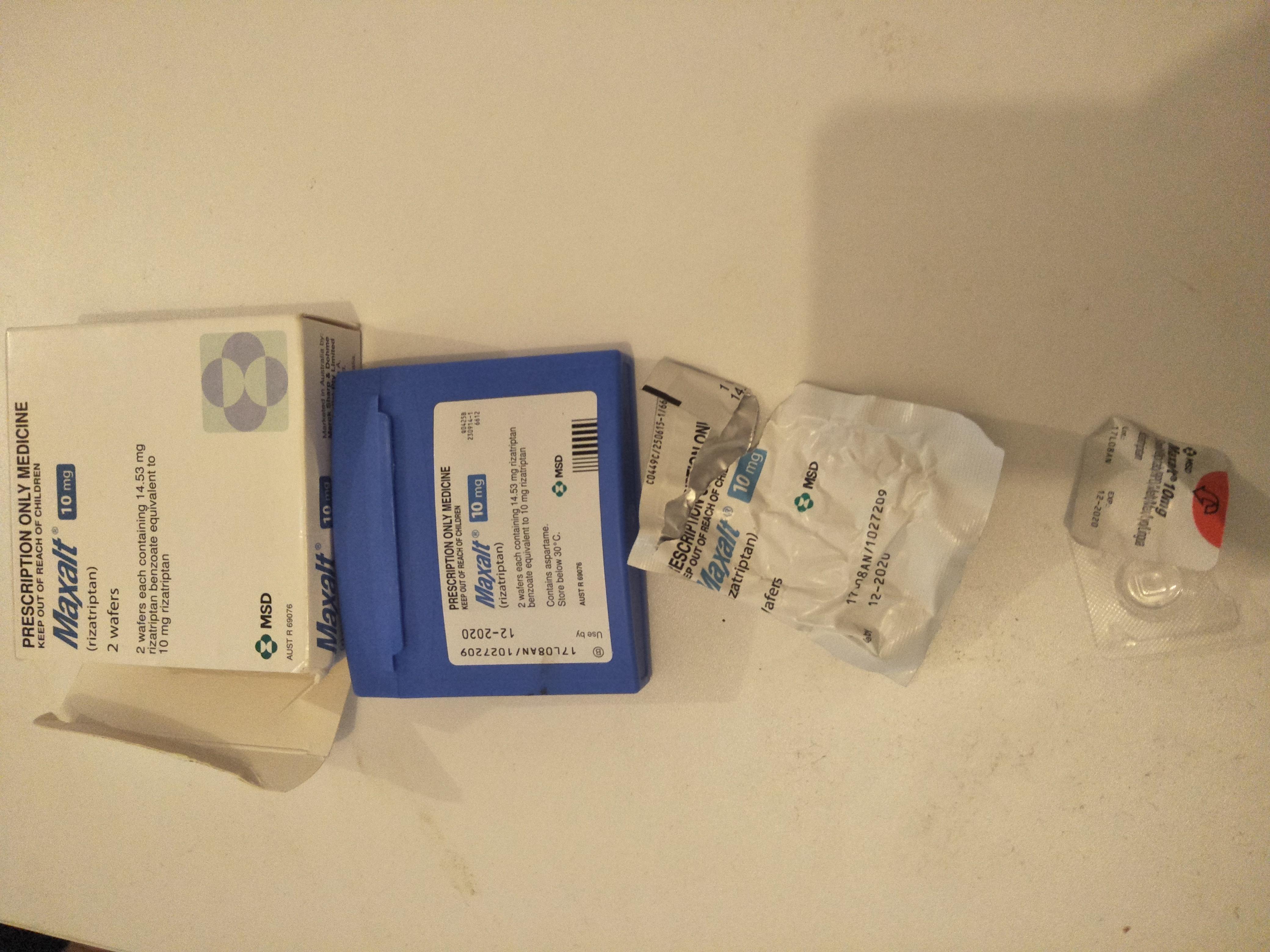 Packaging for 1 dose of my migraine medication. r/Anticonsumption