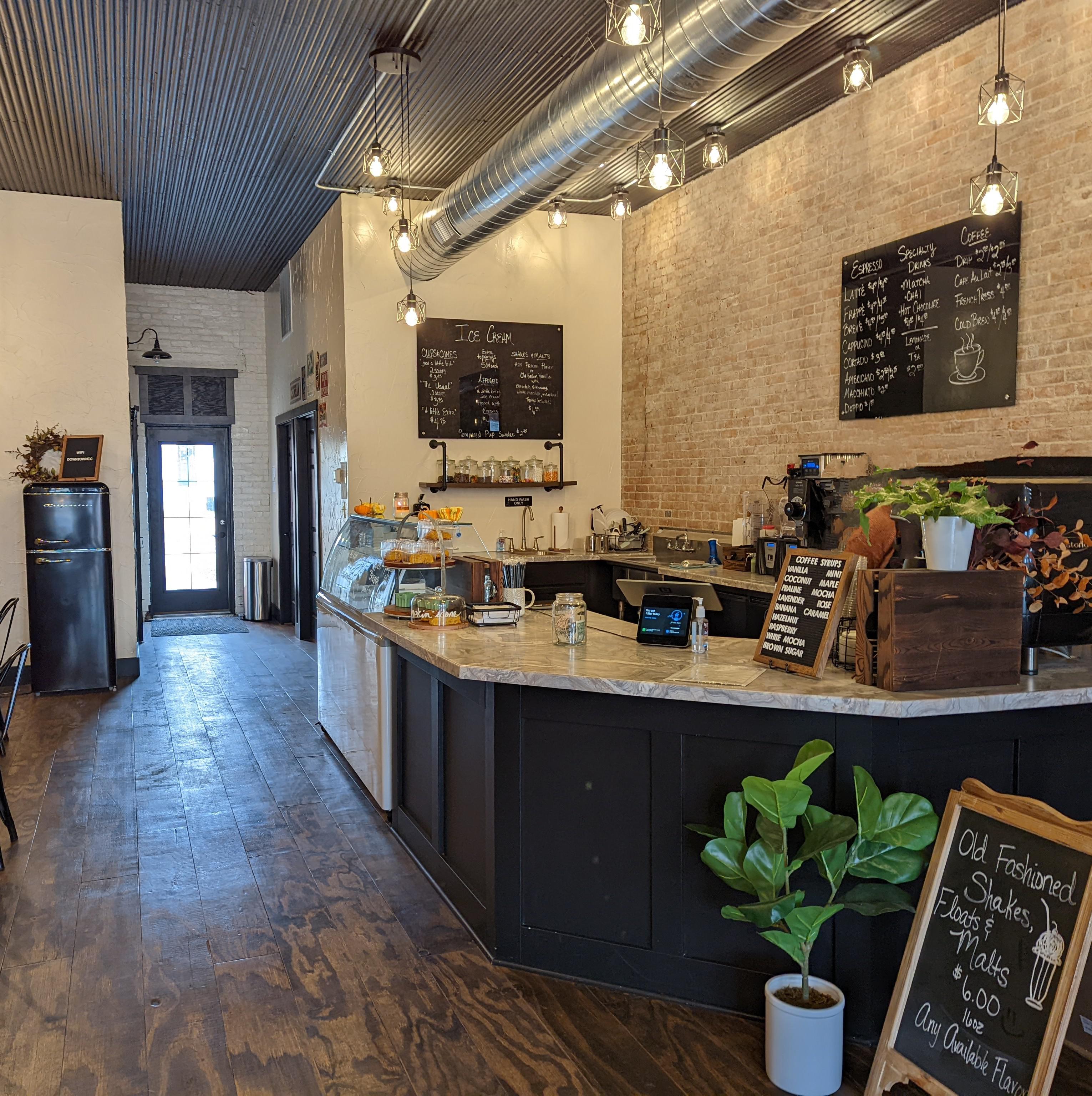 Downtown Coffee & Cream Awesome little coffee shop/ ice cream parlor