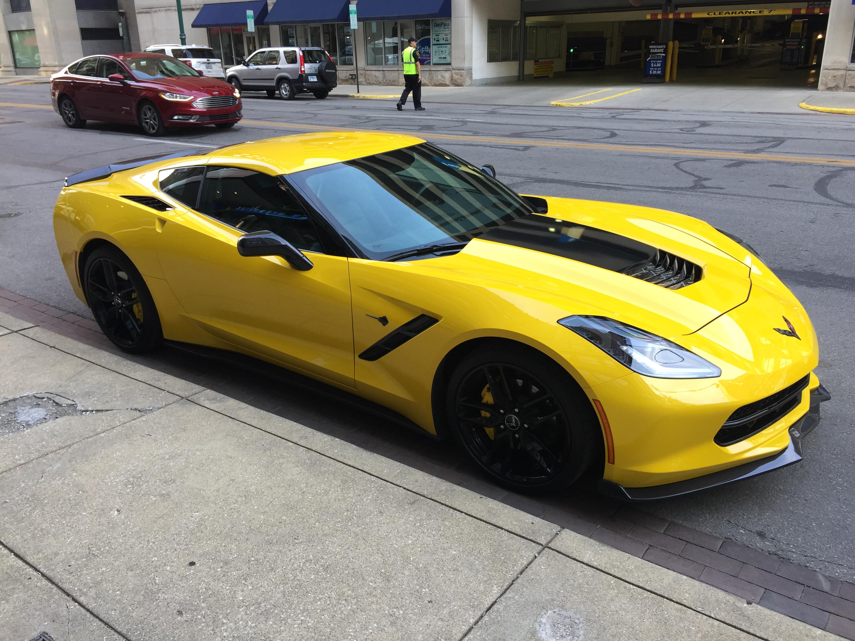 Beautiful yellow car spotted in San Diego, CA. r/Corvette