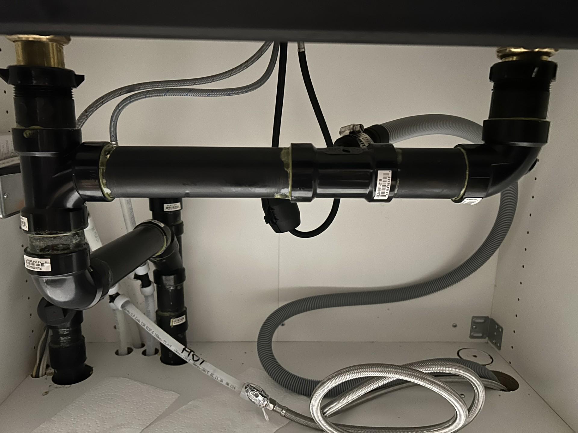 Dishwasher WYE at 45 degree angle r/Plumbing