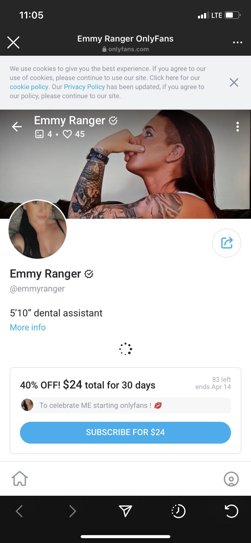 So excited that she has an only fans she’s even having a new creator