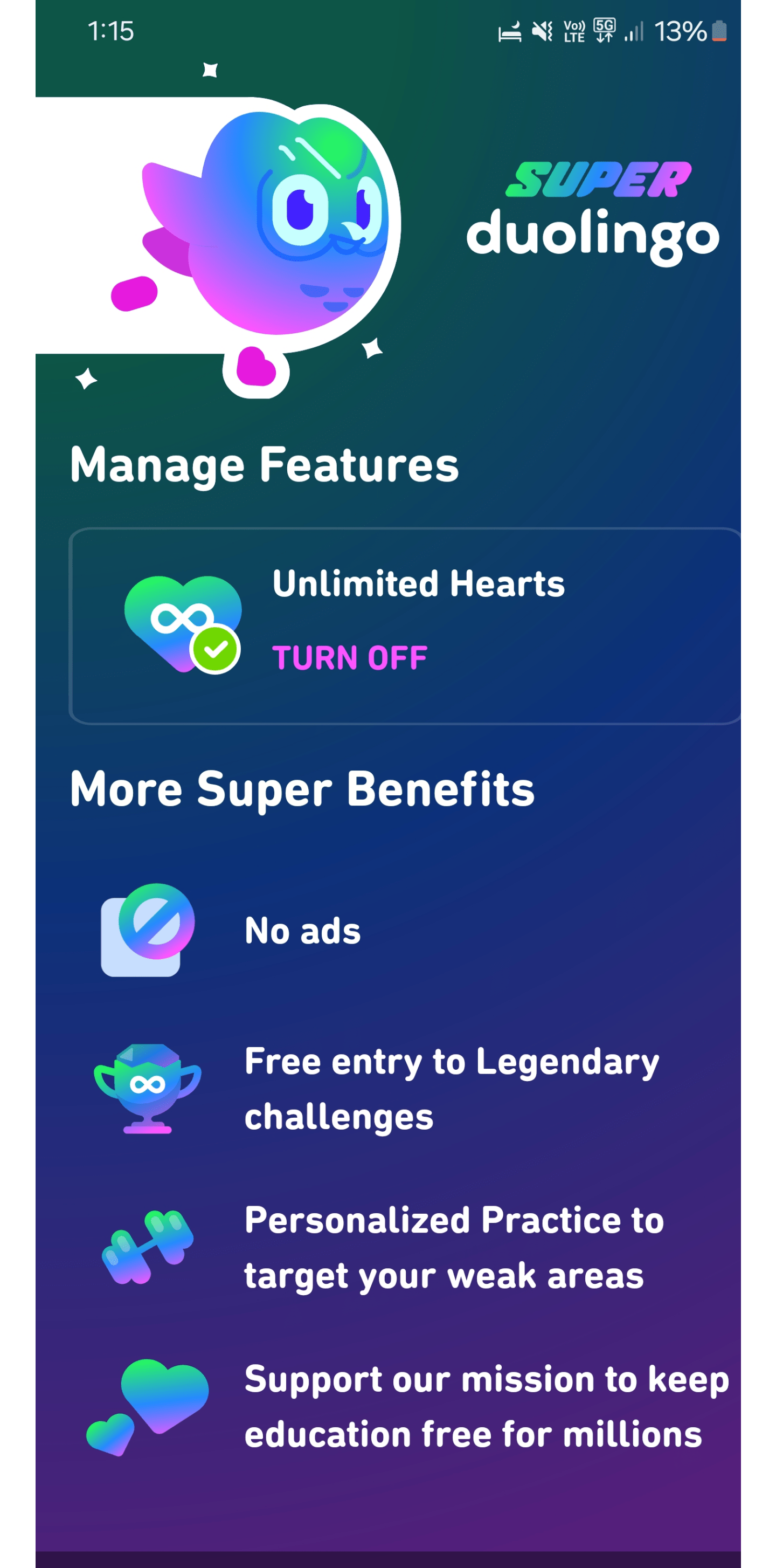Why would you turn OFF unlimited hearts? r/duolingo