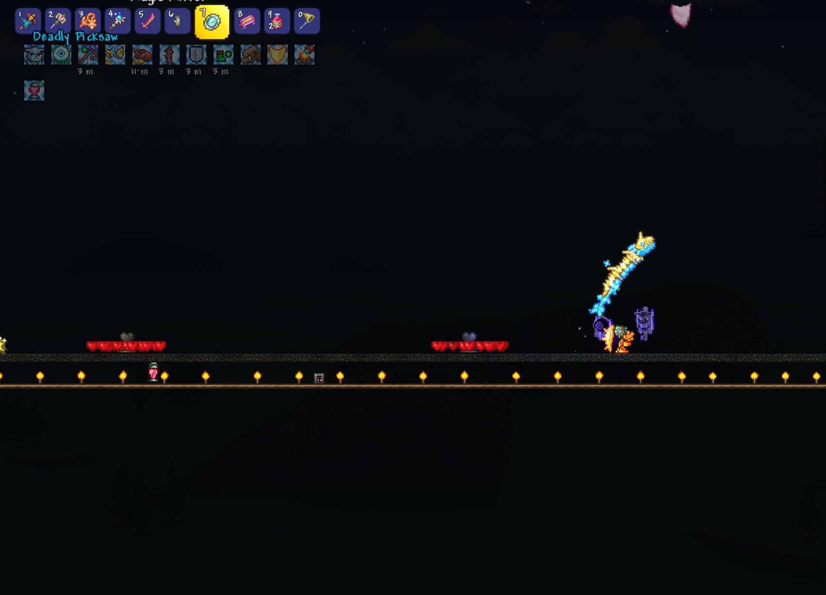 1.4 Glitch with heart statues and Moon Lord. If the Moon Lord is killed