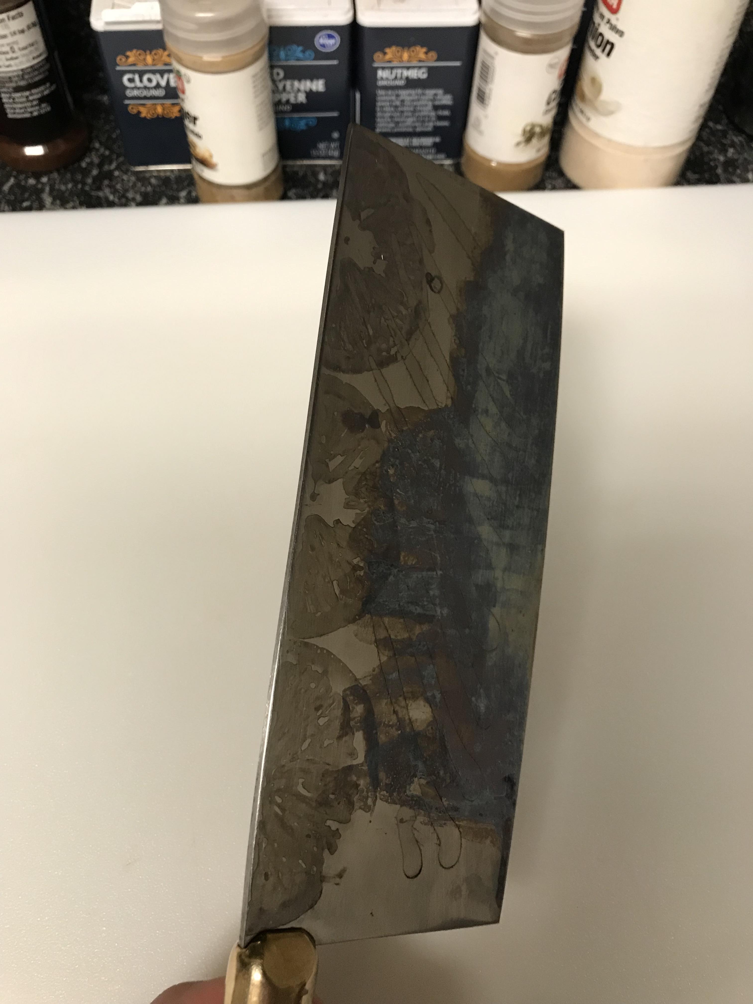 NKD Dexter Carbon Chinese Cleaver r/chefknives