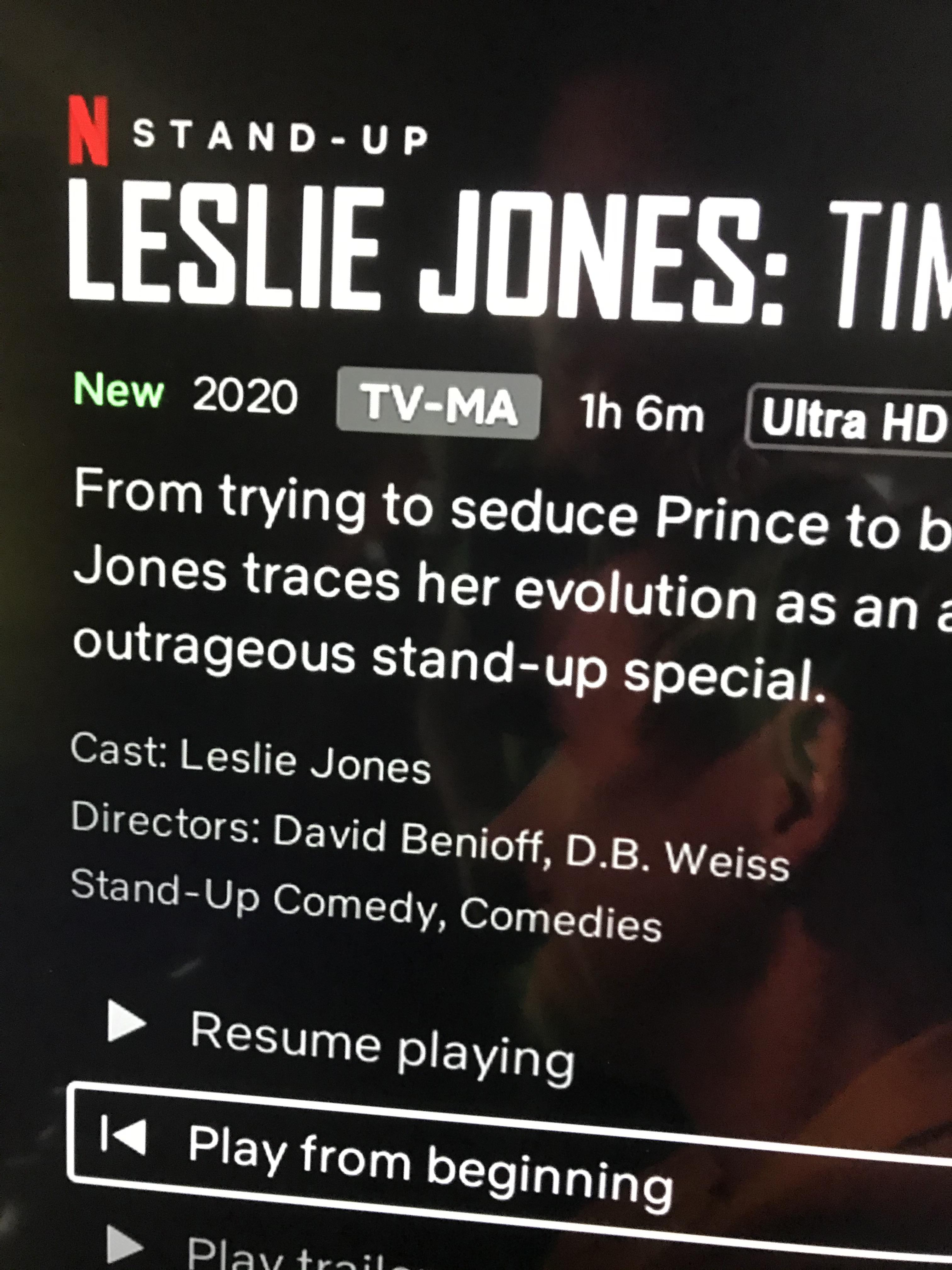 D&D are now directing stand up comedies... I hope that’s all the work they can get r/freefolk
