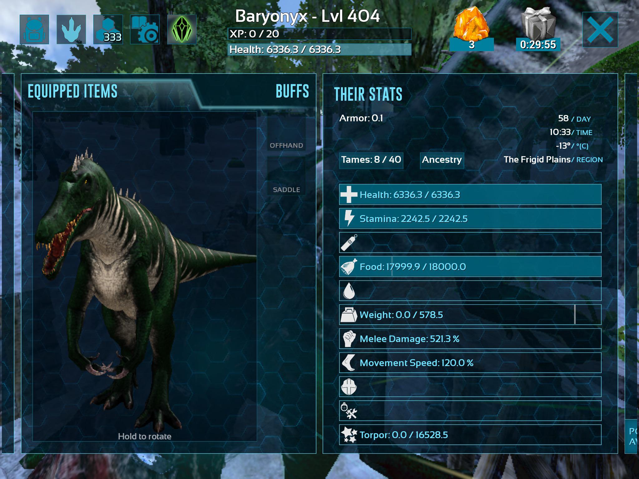 Rate my baryonyx. Is this a good or decent baryonyx? r/playarkmobile