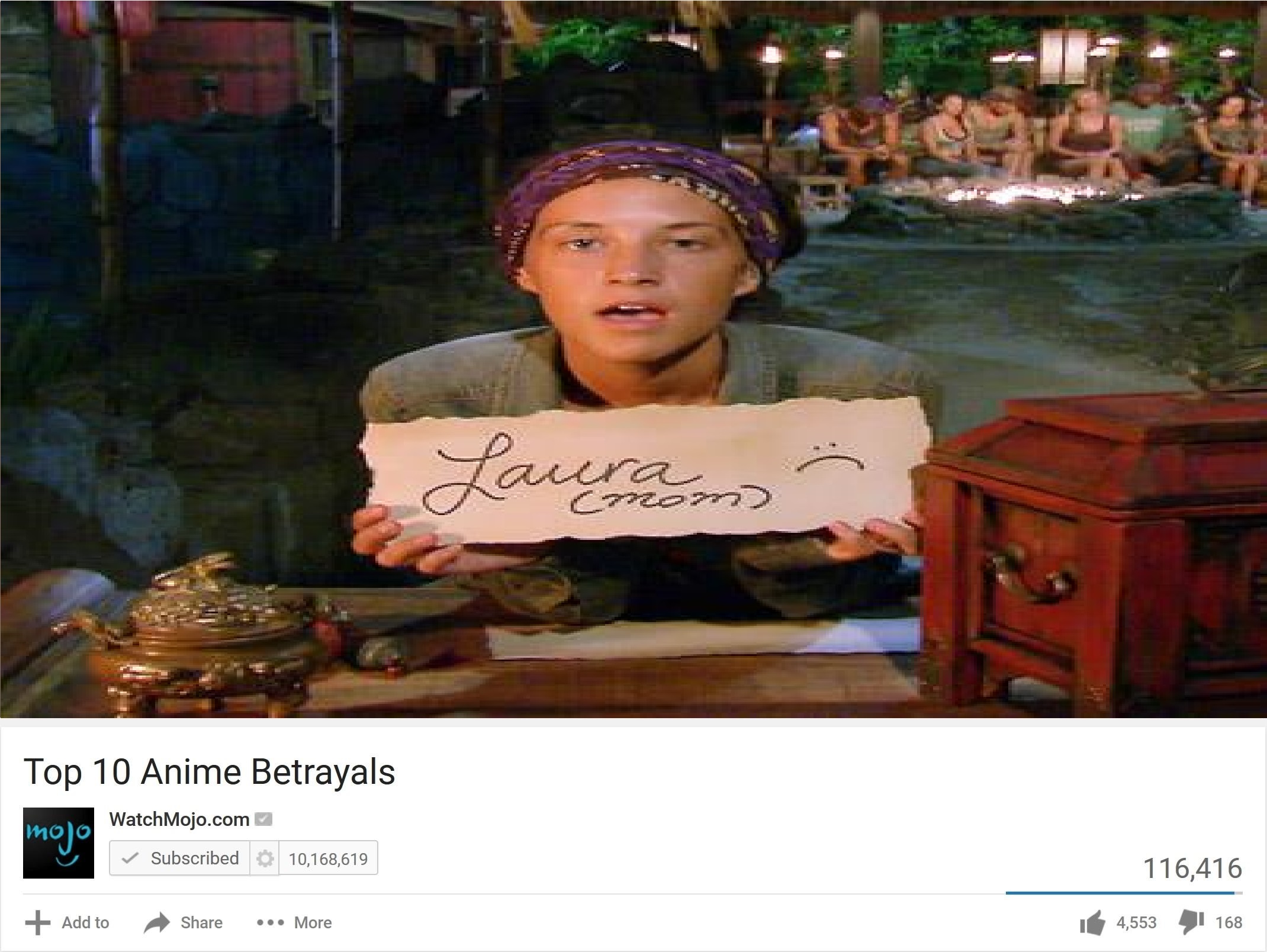 I can't believe you've done this survivor