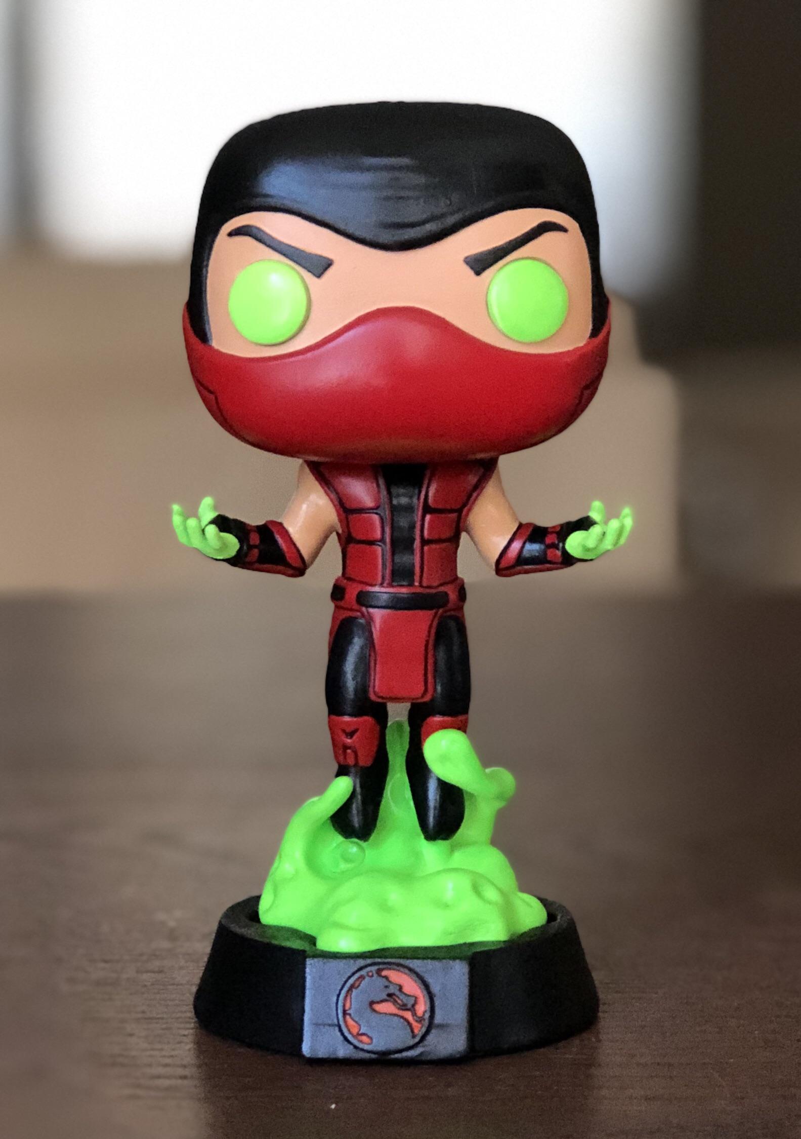 Custom POP! Mortal Kombat Ermac! Sculpted in Zbrush, 3D printed on