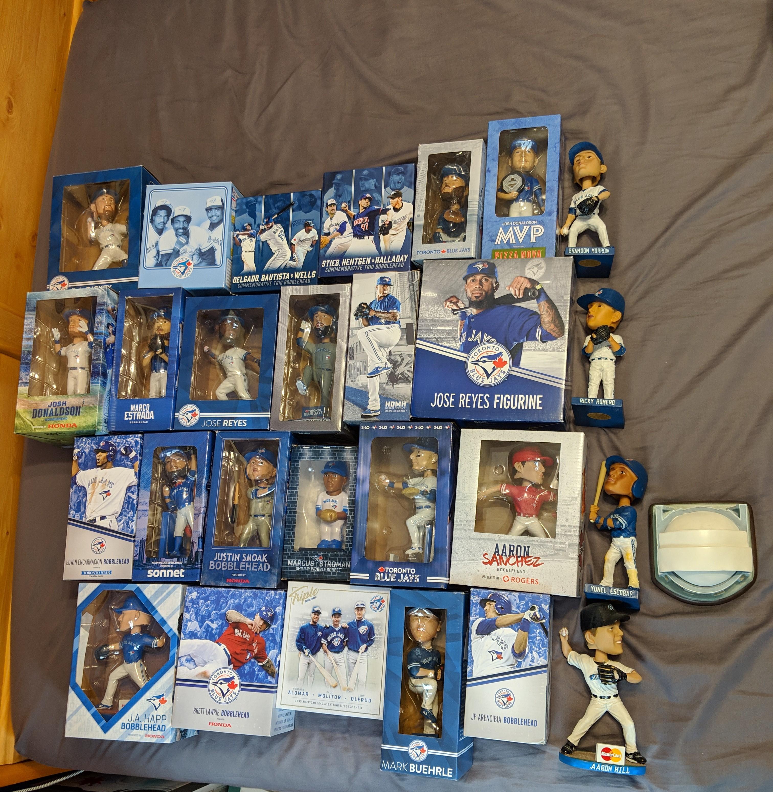 Every Blue Jays bobblehead giveaway since 2012 r/Torontobluejays